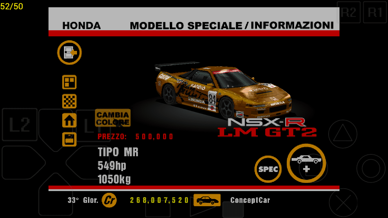 Honda Nsx Gt2 Lm Gtplanet