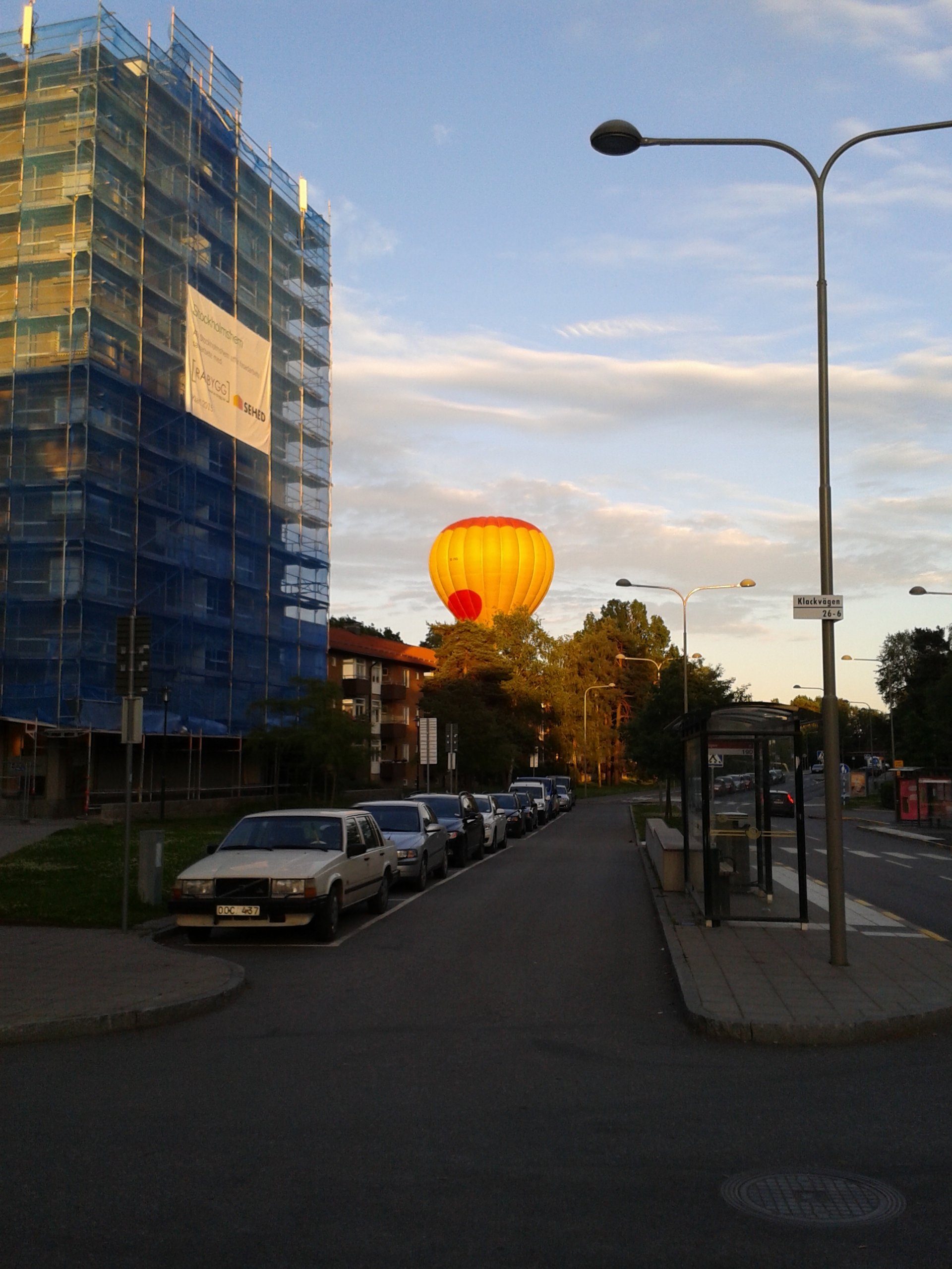 Hot air balloon, Stockholm