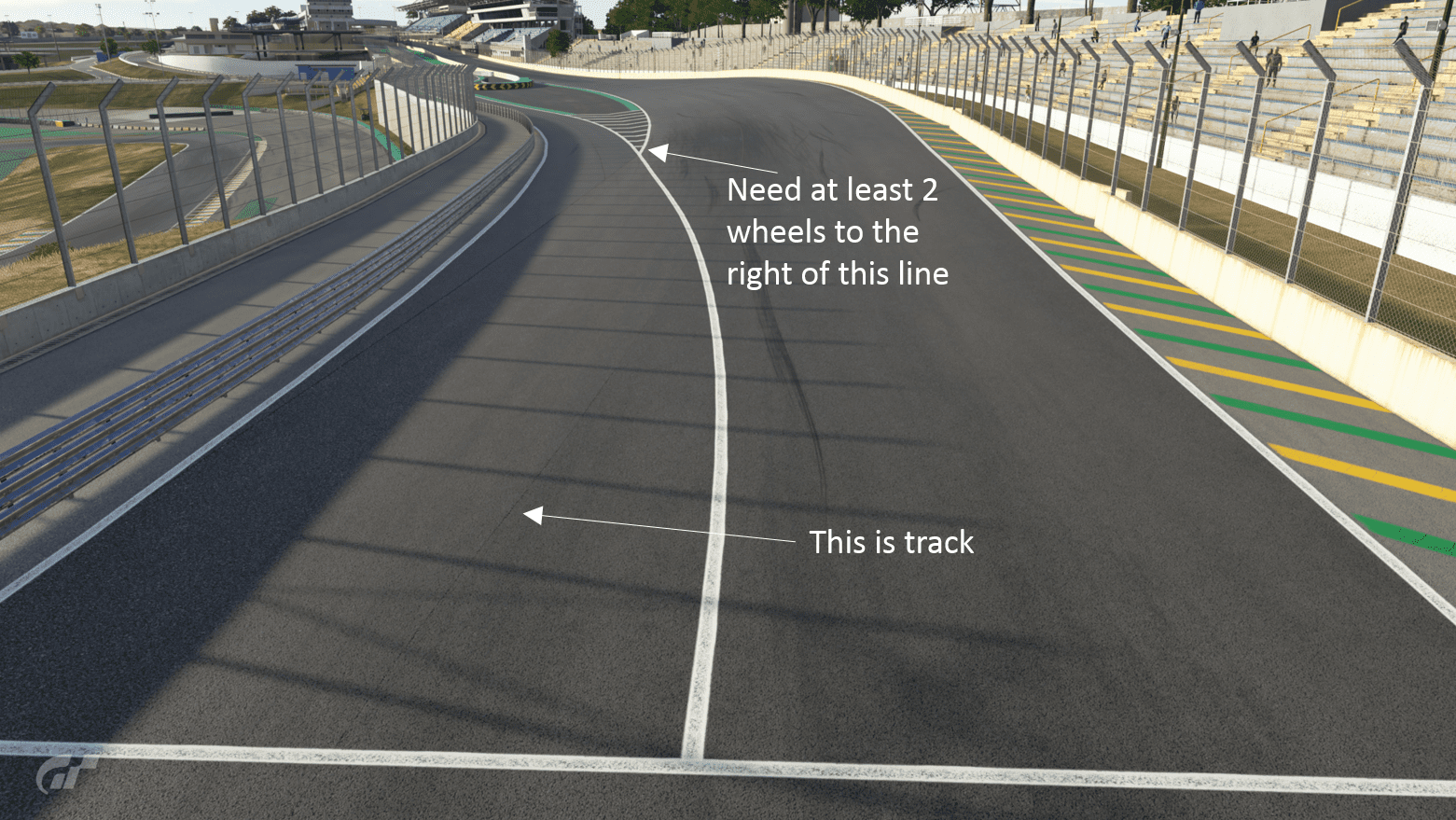 Interlagos Pit Entry