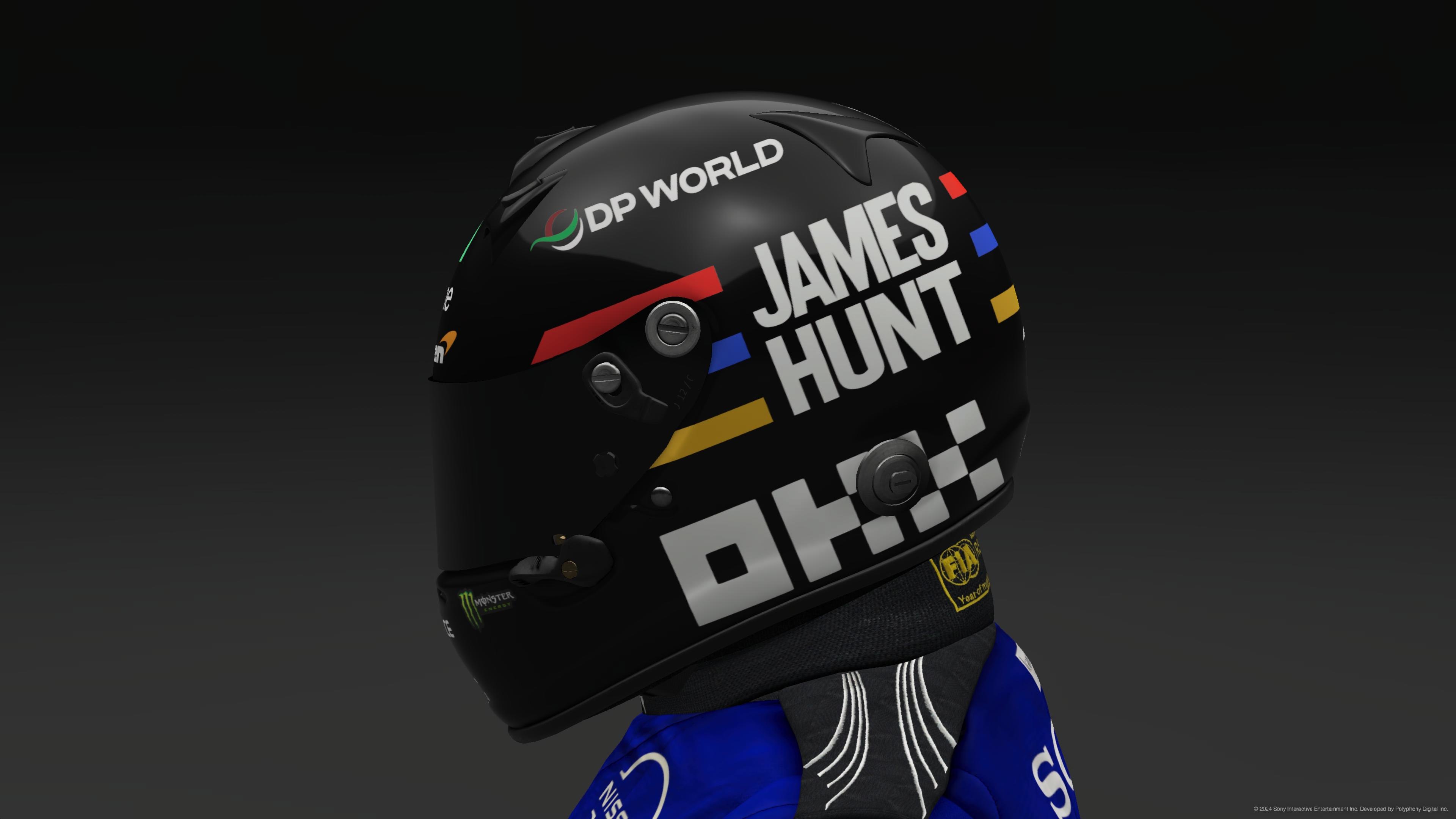 James Hunt 2024 McLaren Helmet - Pic 1