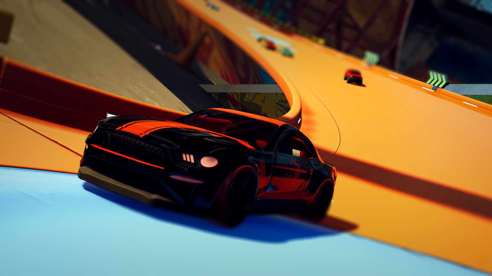 Just a couple hours in the new HotWheels Unleashed, and I got a Mustang, and thus have to construct The Prince of Darkness in yet another racing game