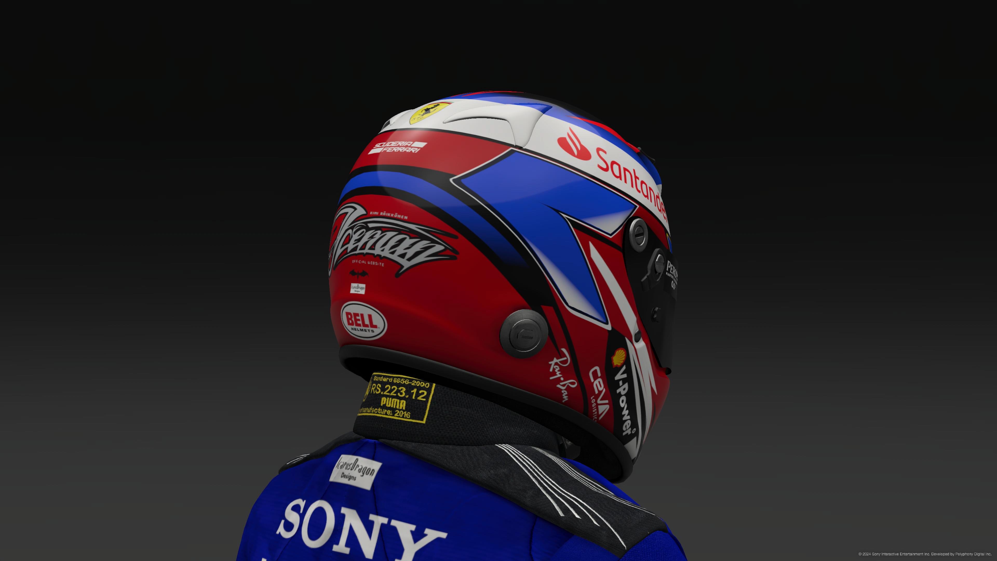 Kimi Raikkonen 2024 Ferrari Helmet - Pic 3