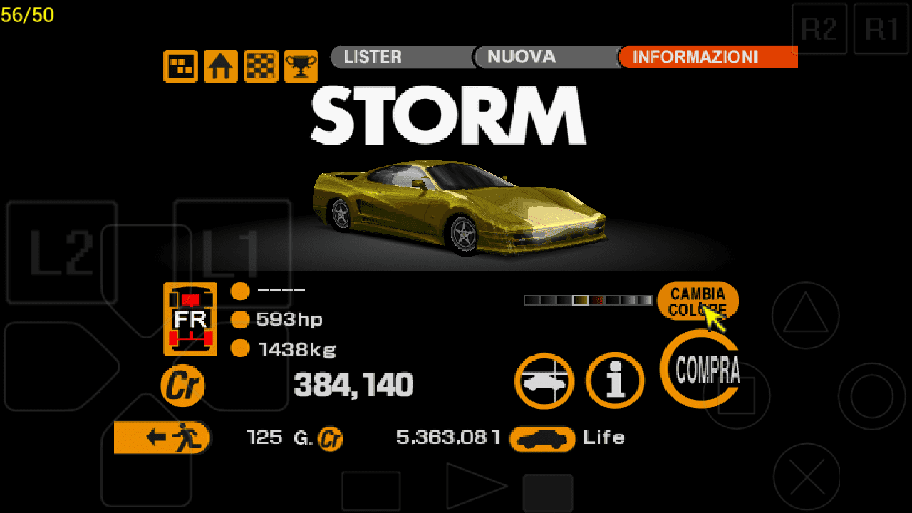 Lister Storm V12 Dark Gold