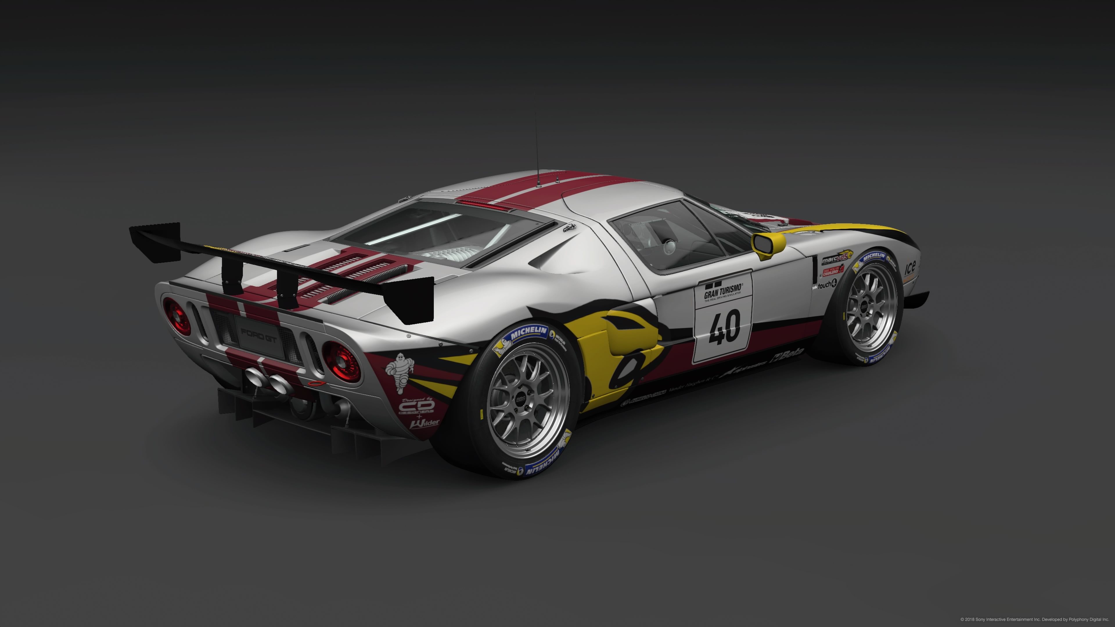 Marc VDS Racing Ford GT Rear 3/4