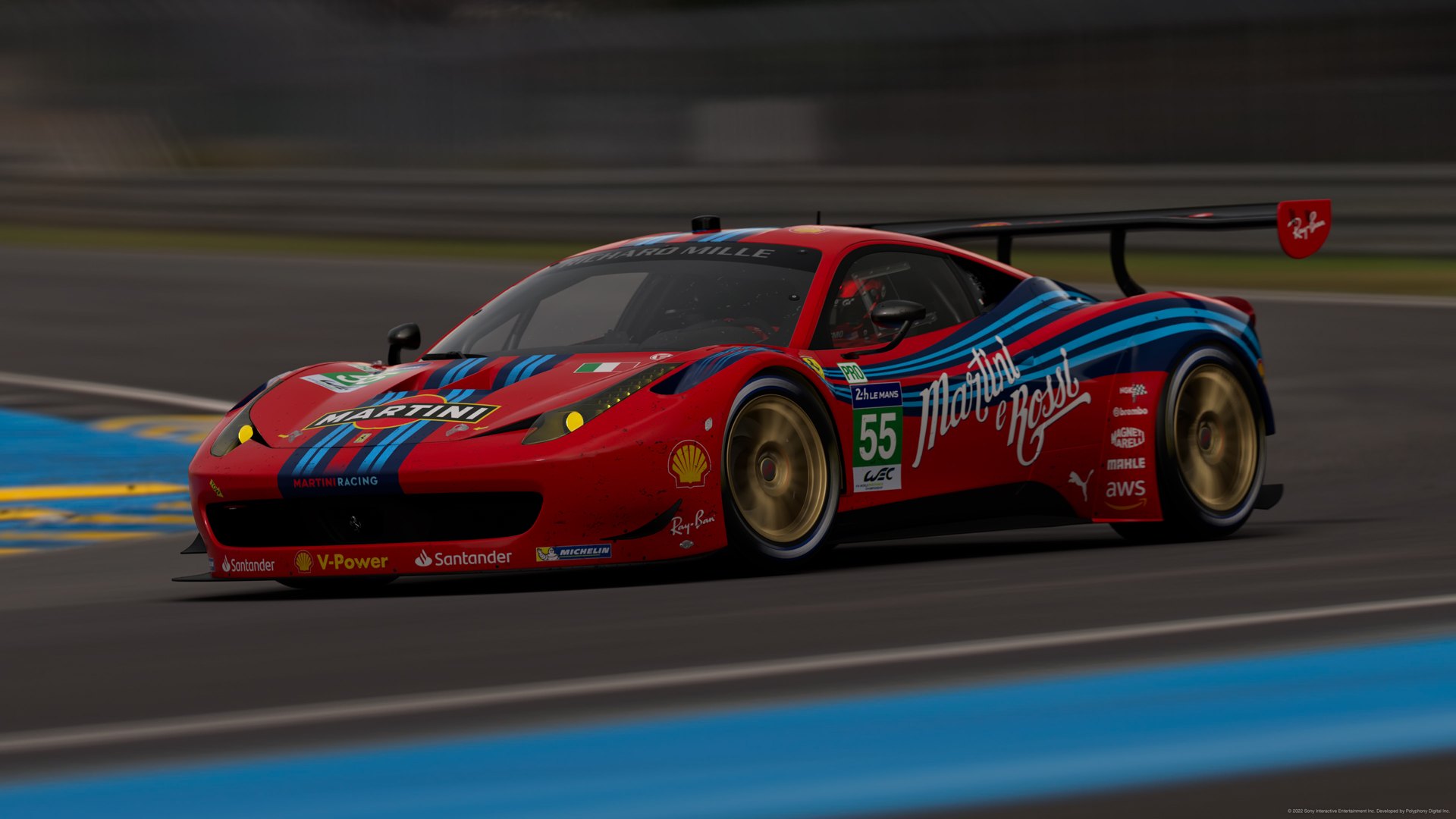 Martini Ferrari 458 Italia GT3