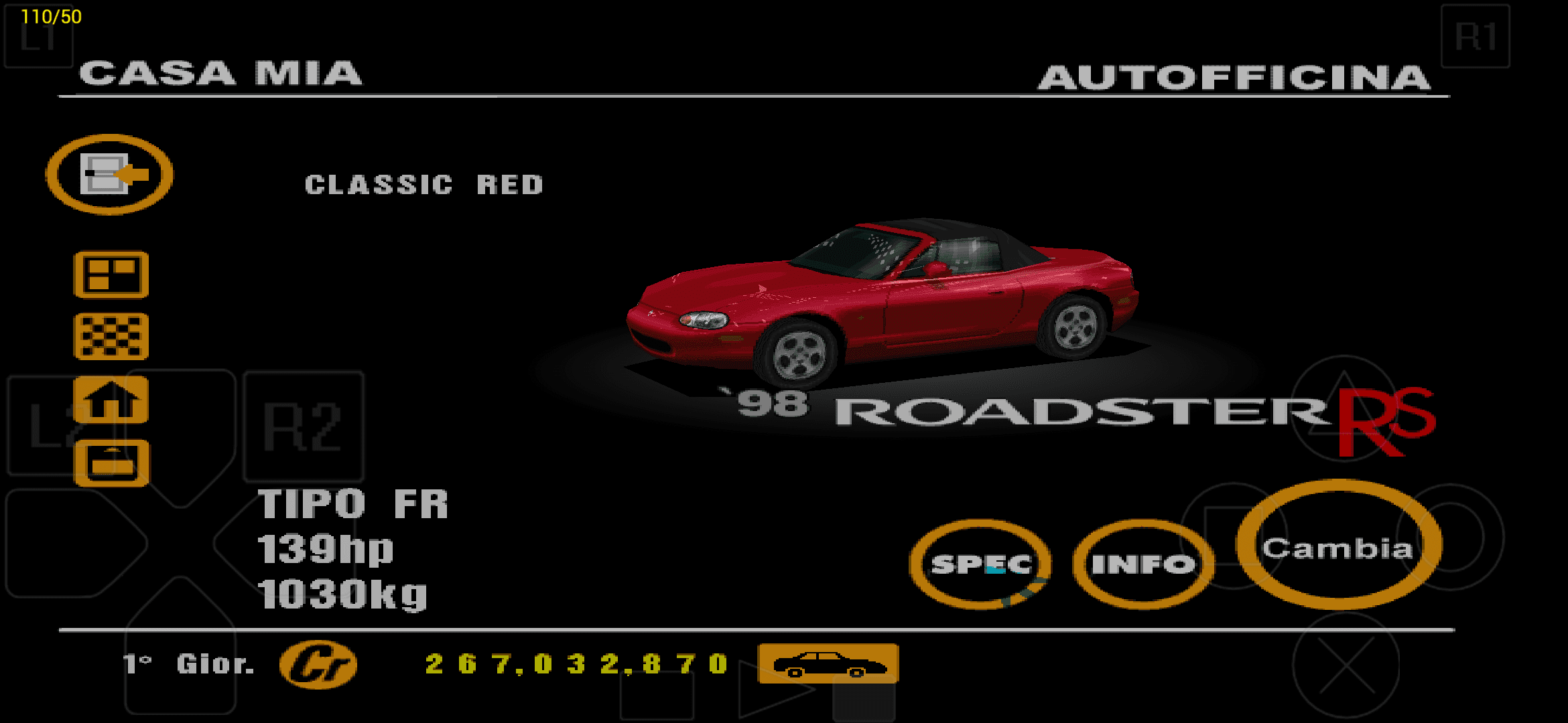 Mazda Eunos Roadster RS '98 Classic Red