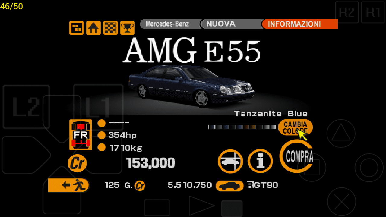 Mercedes-Benz AMG E55 Dark Blue