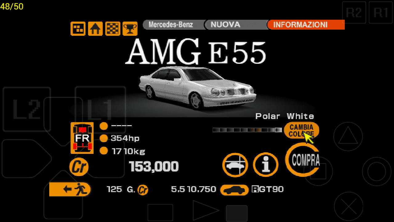 Mercedes-Benz AMG E55 White