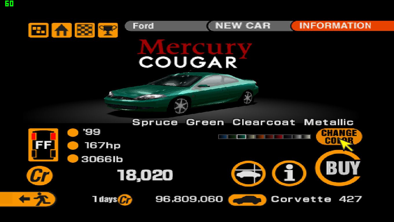 Mercury Cougar '99