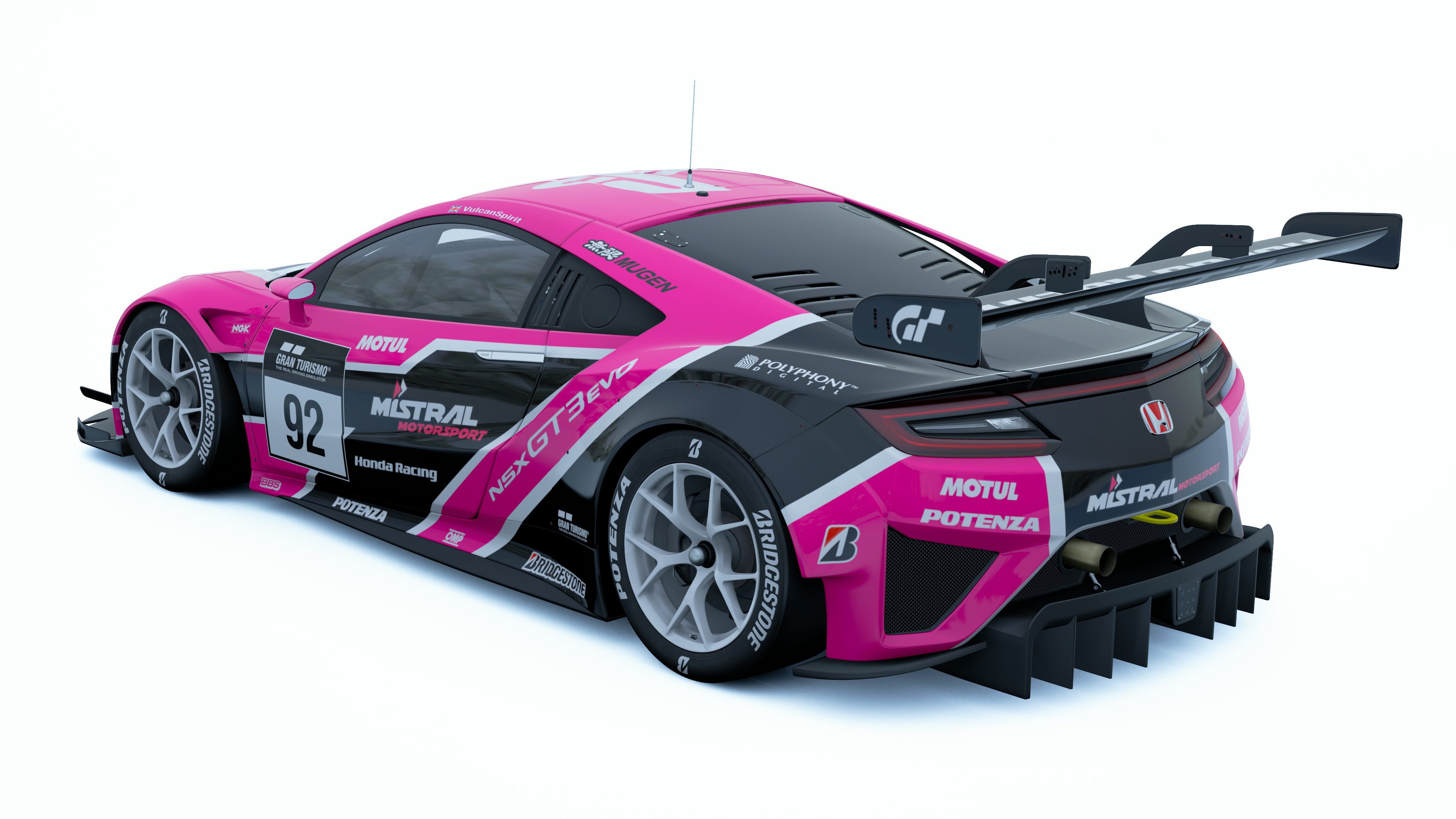 Mistral Motorsport NSX GT3 Evo (Livery Editor Comp 38) 2