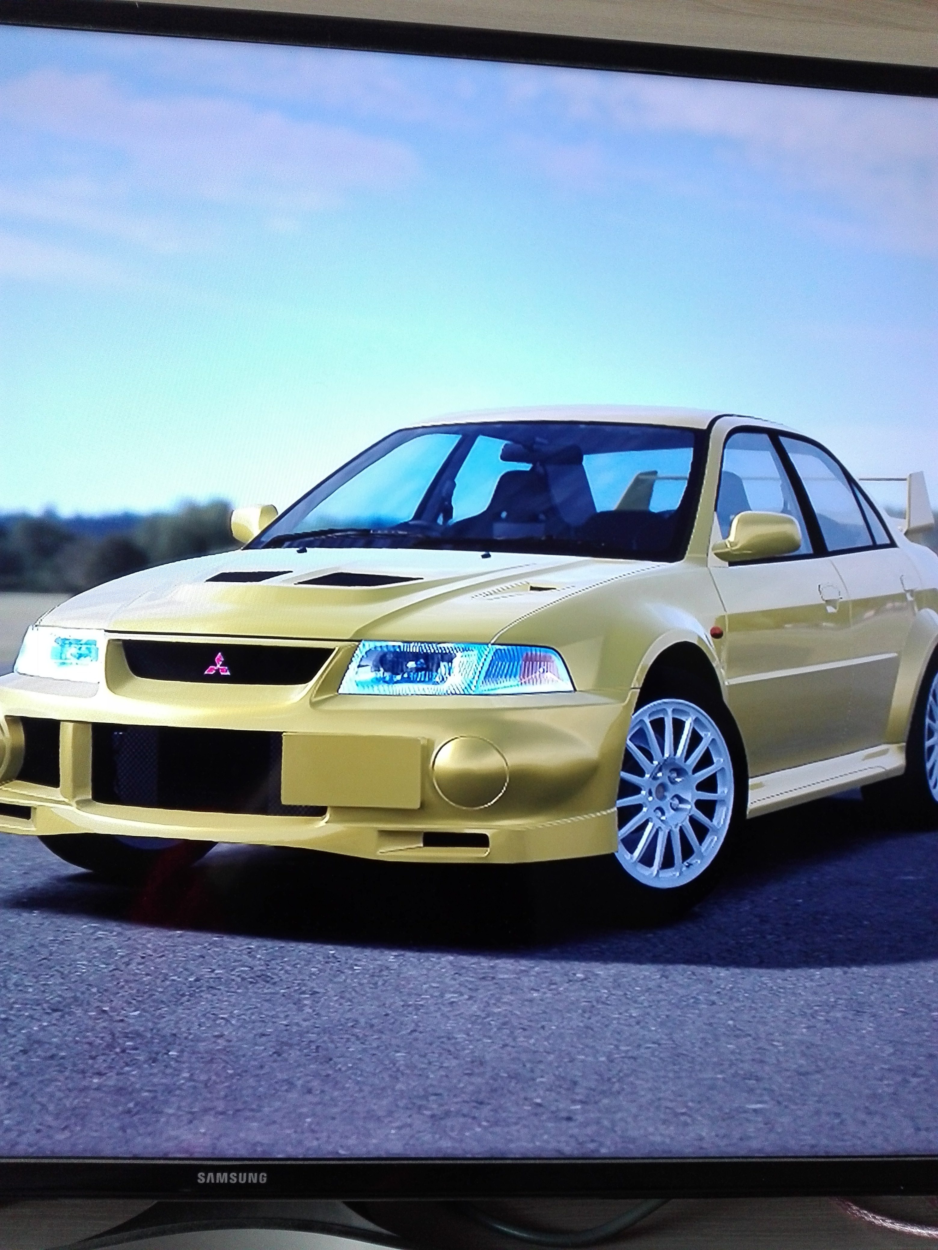 Mitsubishi Lancer Evolution VI Dandelion Yellow