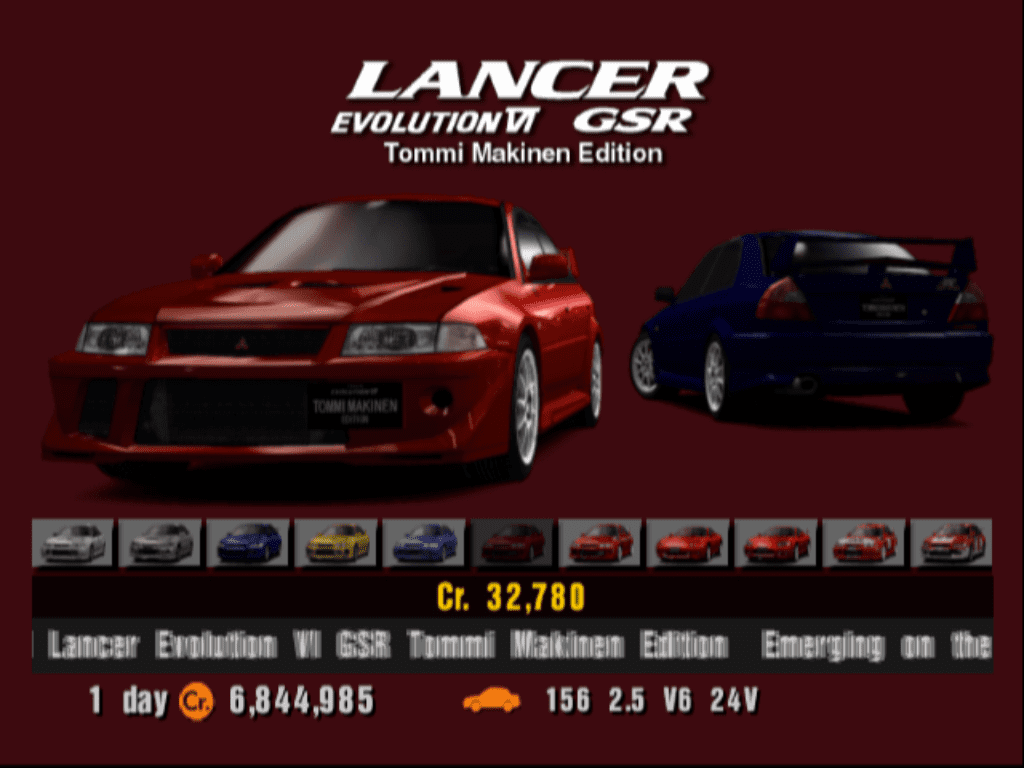 Mitsubishi Lancer Evolution VI GSR TME