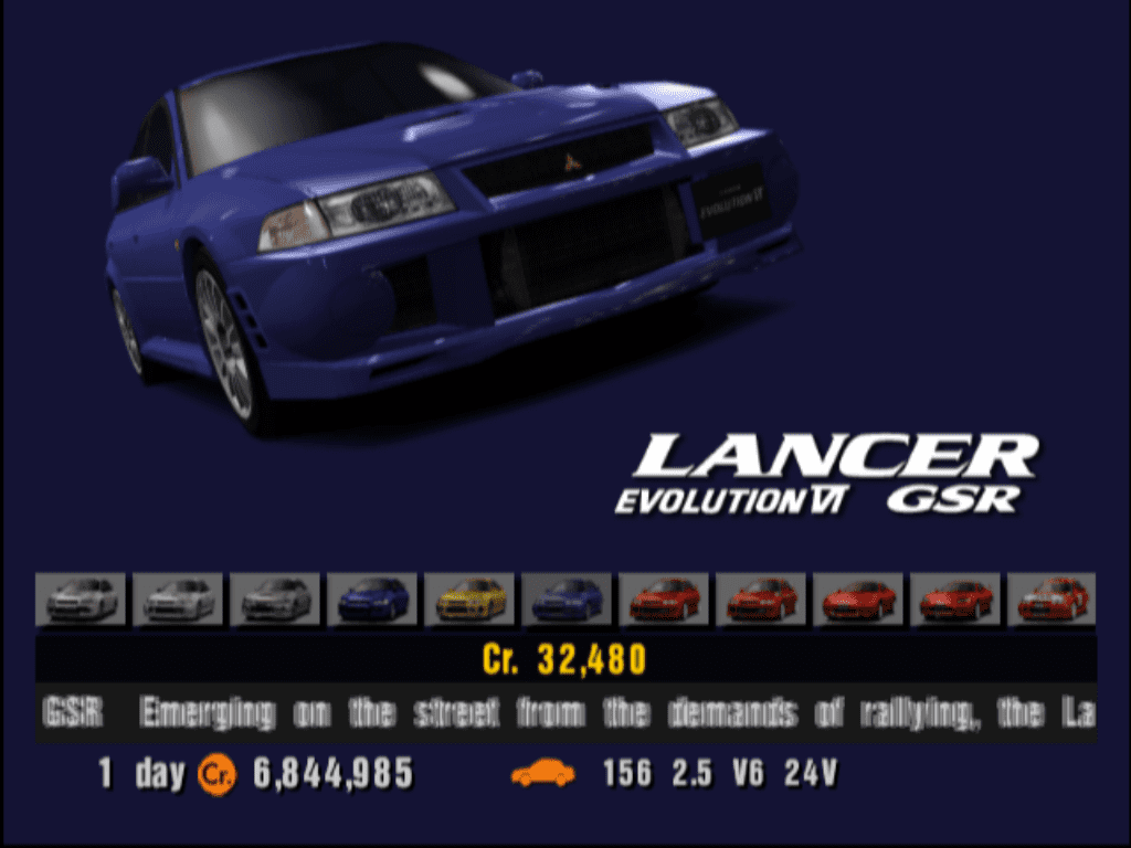 Mitsubishi Lancer Evolution VI GSR