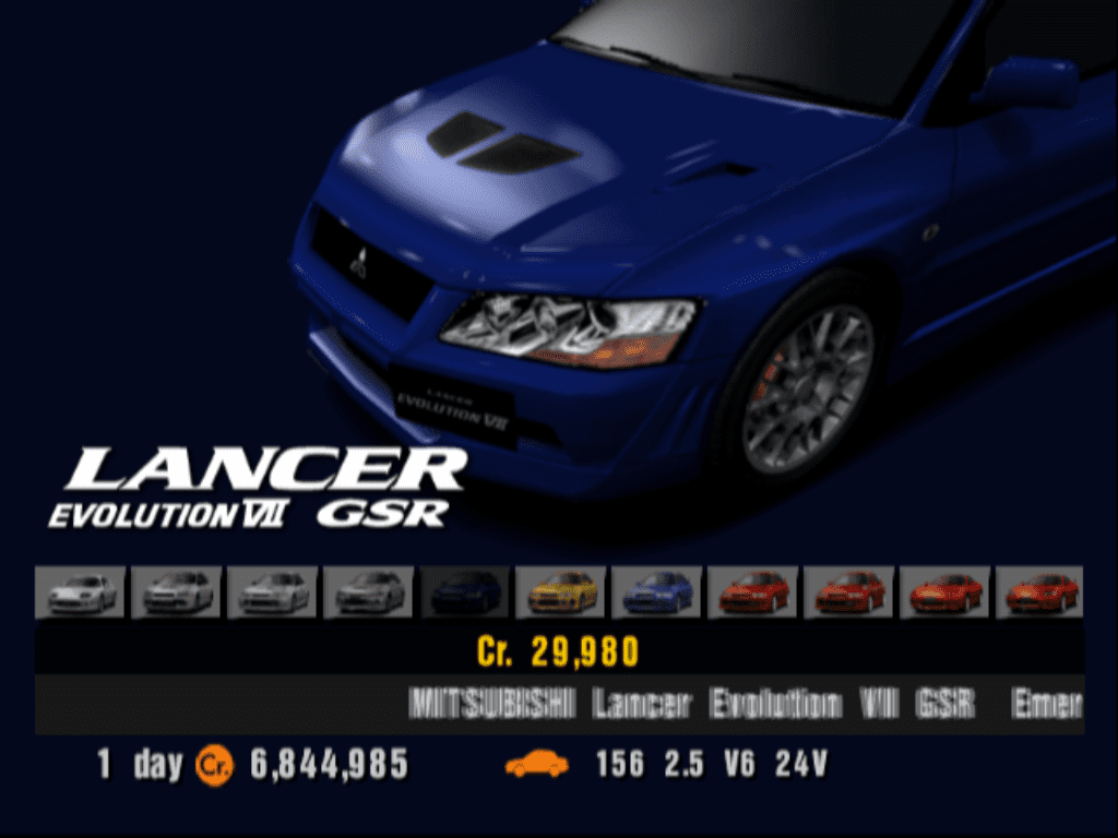 Mitsubishi Lancer Evolution VII GSR