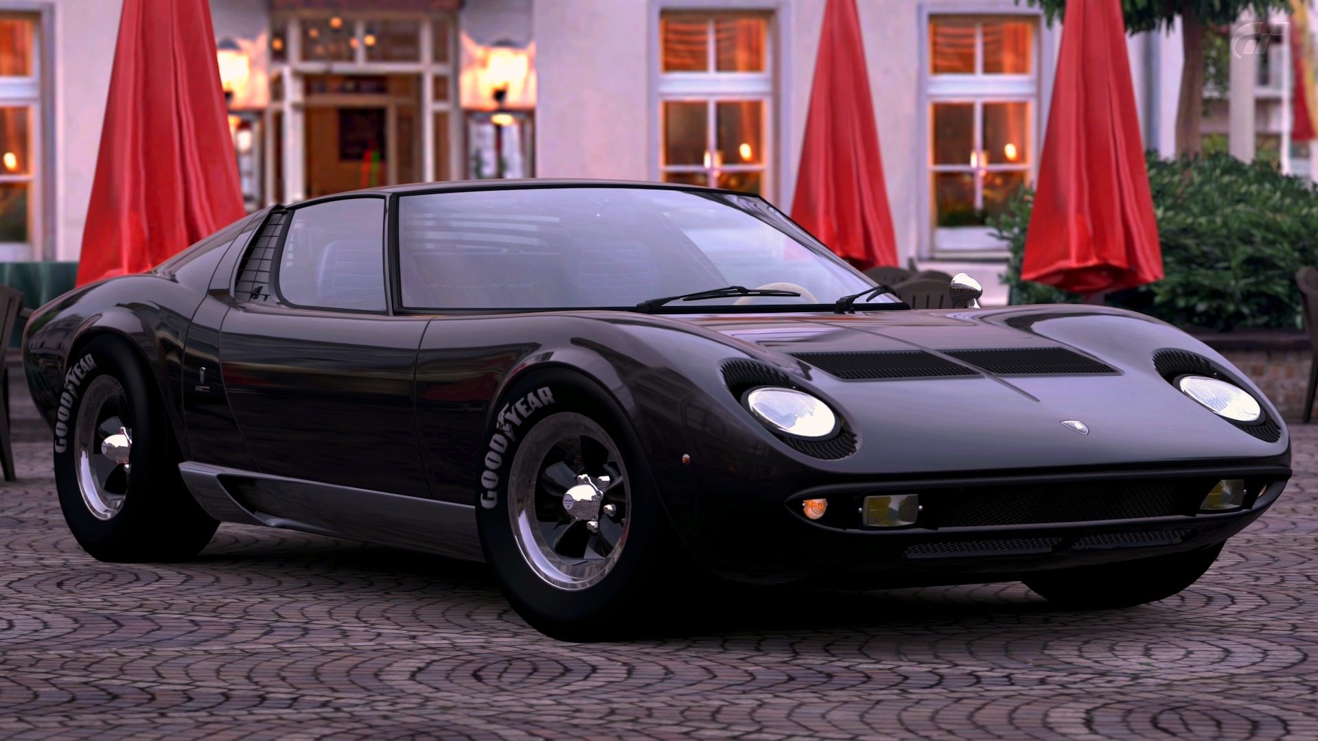 Miura Twin Turbo with Big Fat Tires