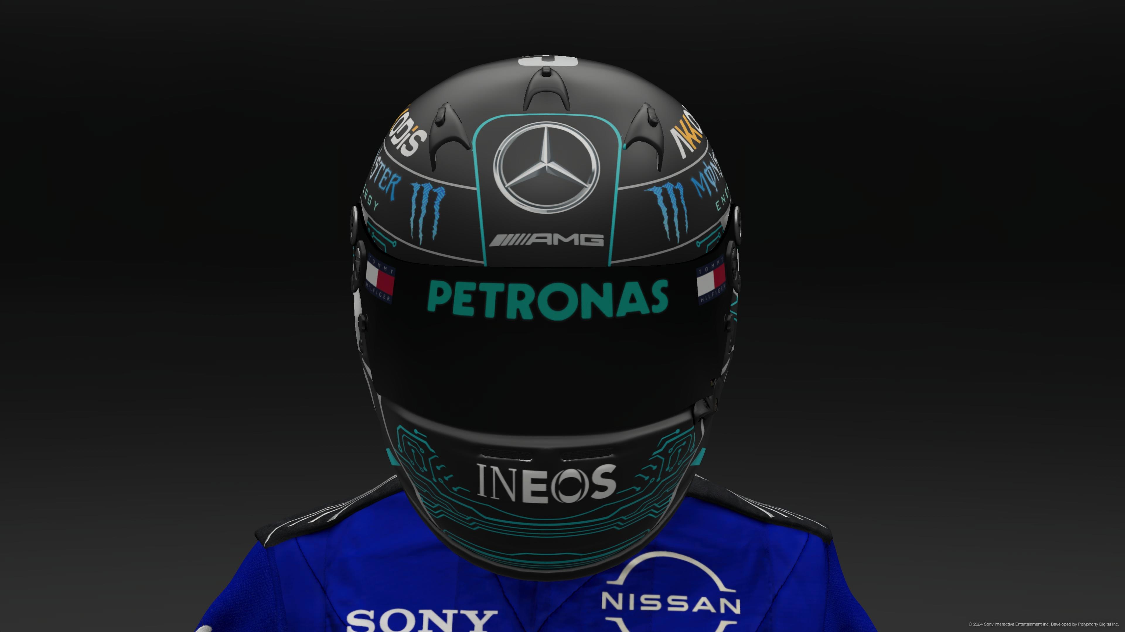 Nico Rosberg 2024 Mercedes Helmet - Pic 3