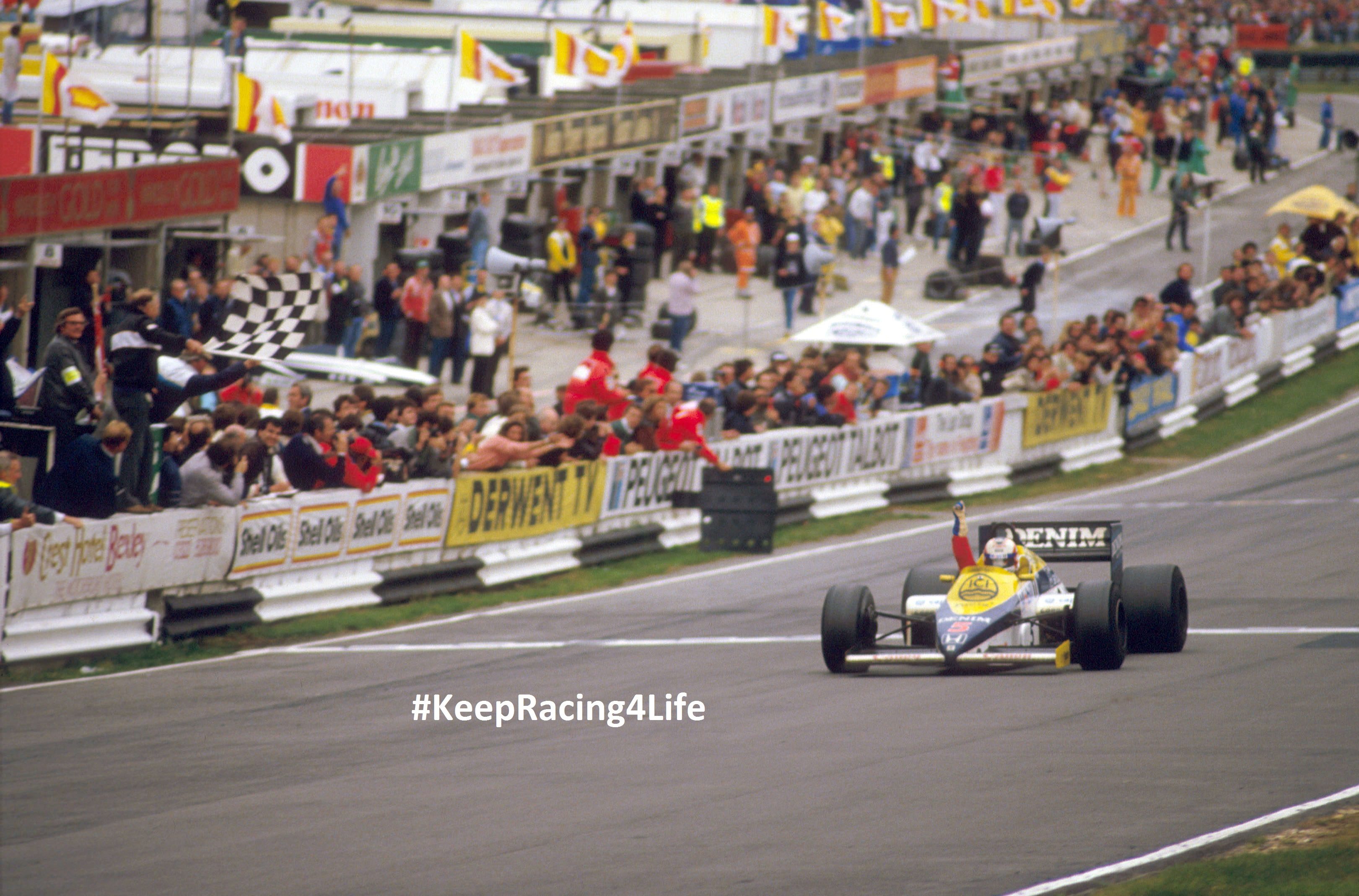 Nigel Mansell Wins The 1985 European GP