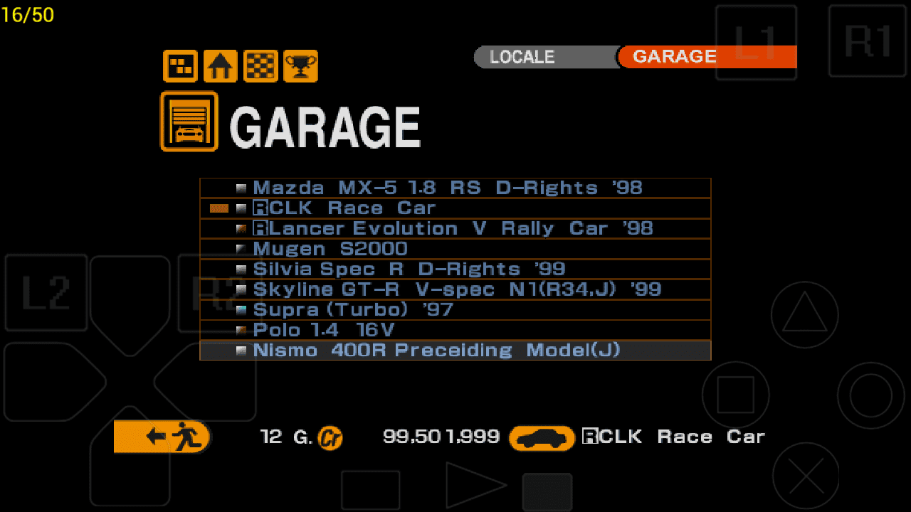 Nismo 400R Preceiding Model in GT2+