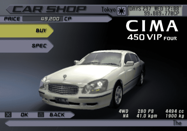 Nissan Cima 450 VIP Four (GNF50)