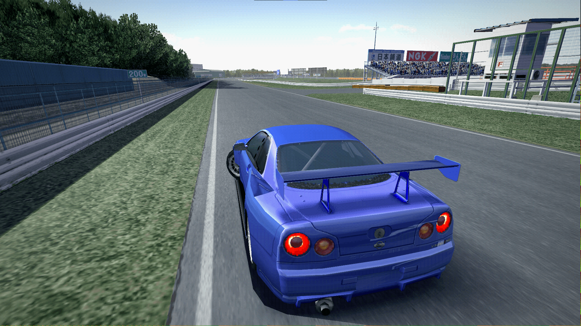 Nissan FALKEN☆GT-R Race Car '04 Blue Race.png