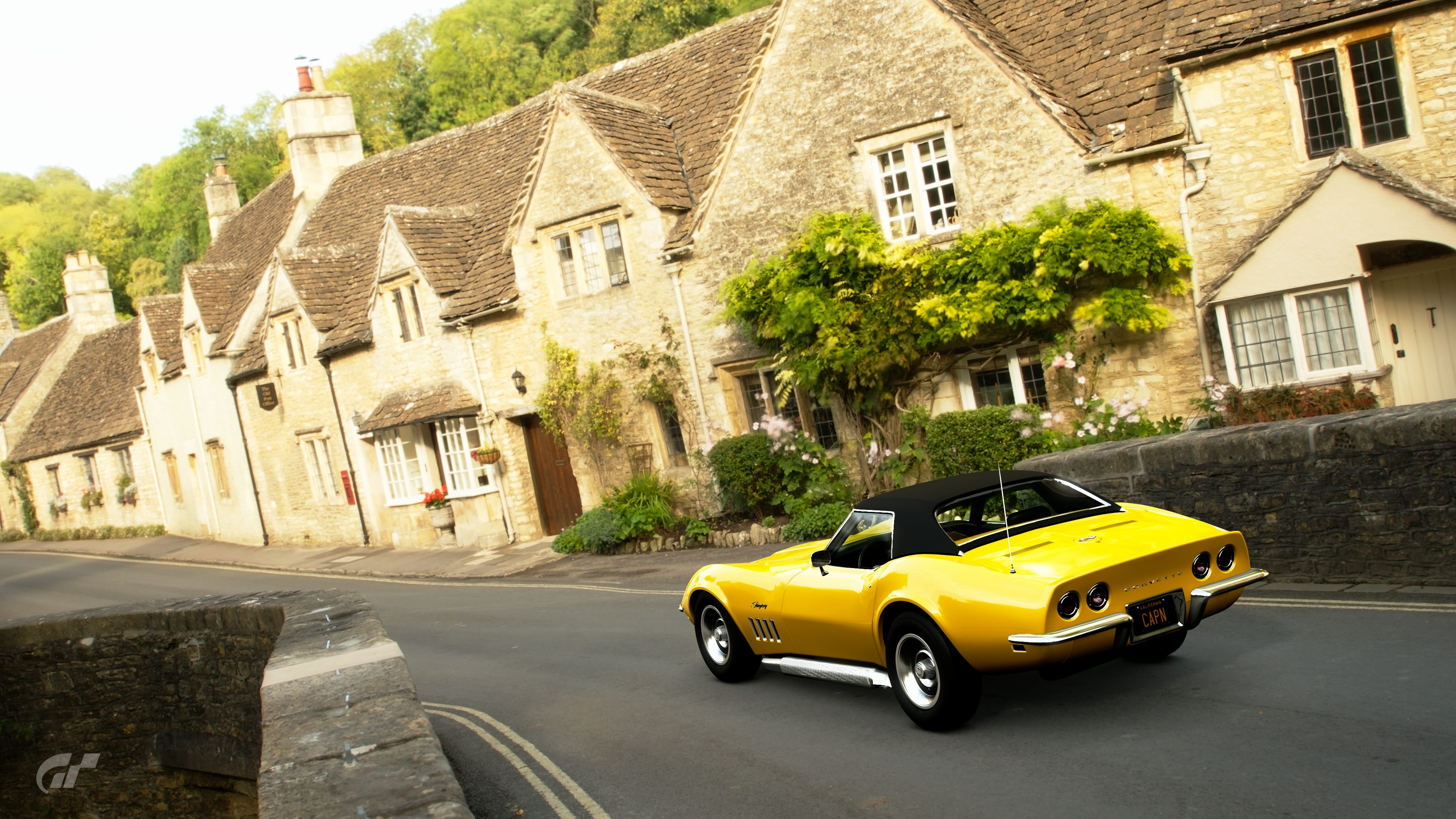 Old car in old England