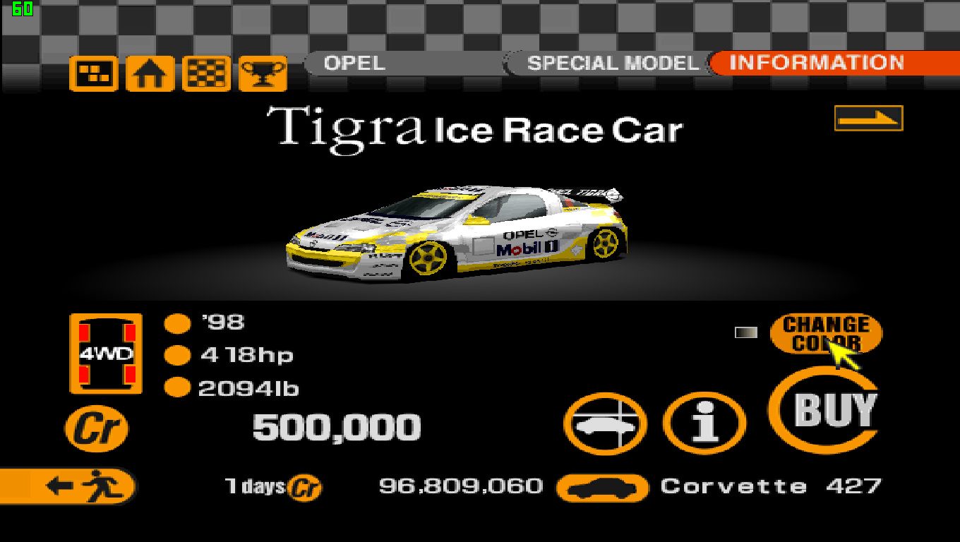 Opel Tigra Ice Race Car