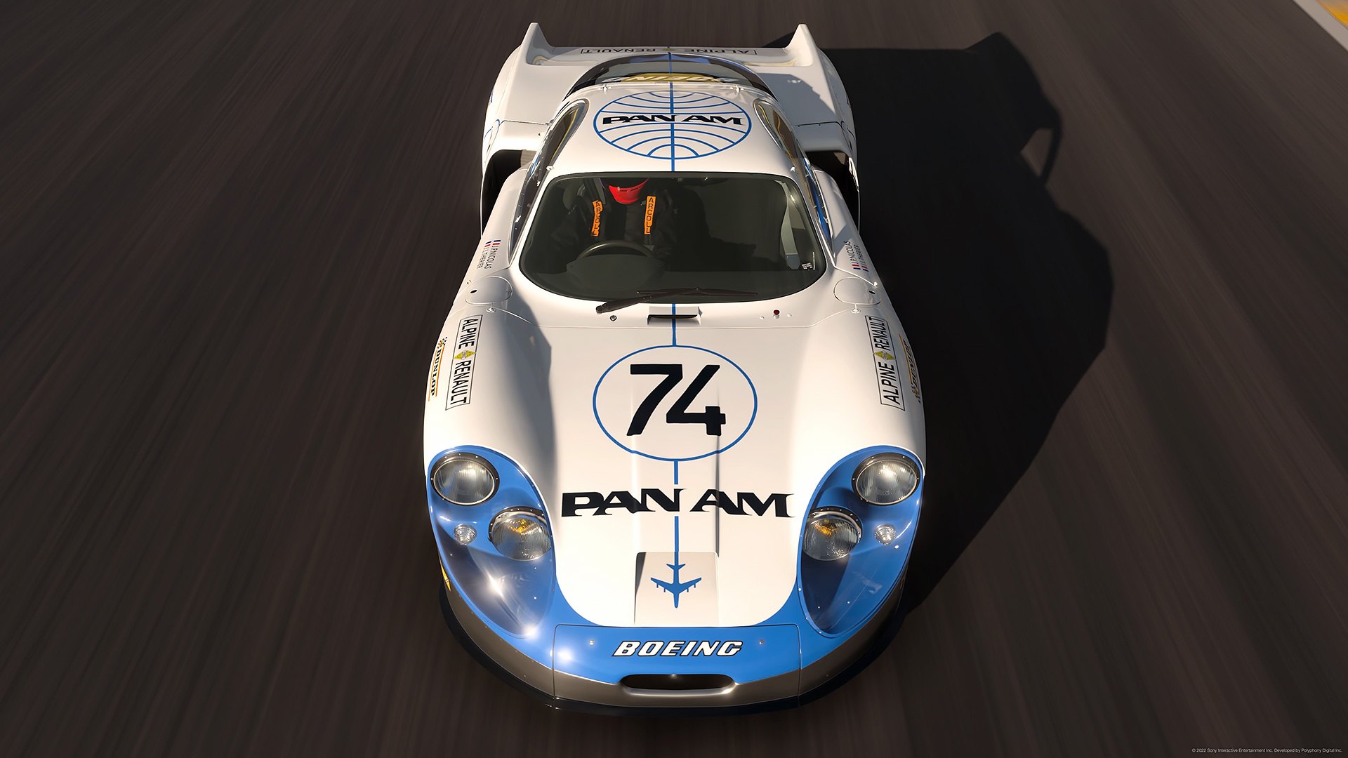 Pan Am Alpine A220 Race Car