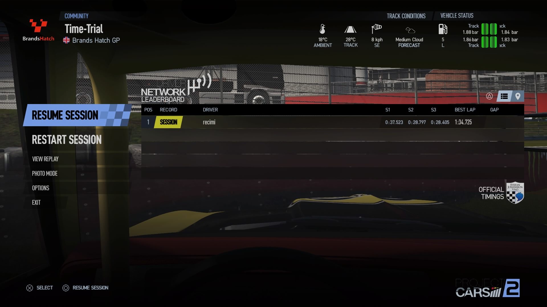 pCars 2 CRAP's TT