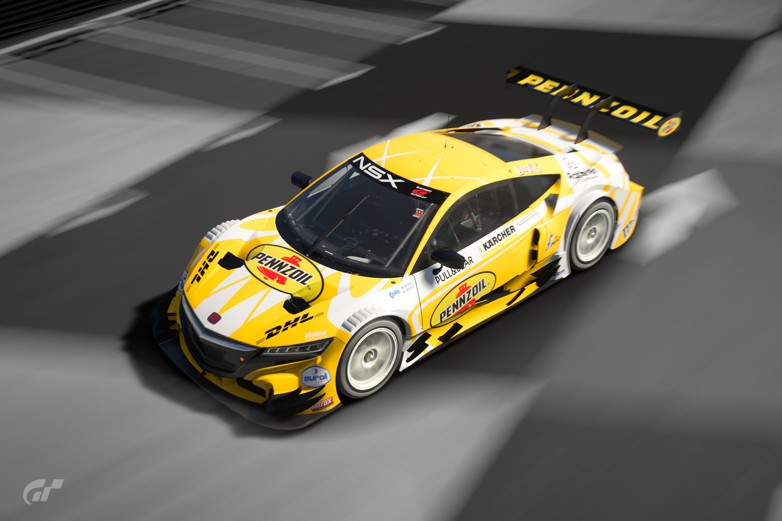 Pennzoil NSX cup car