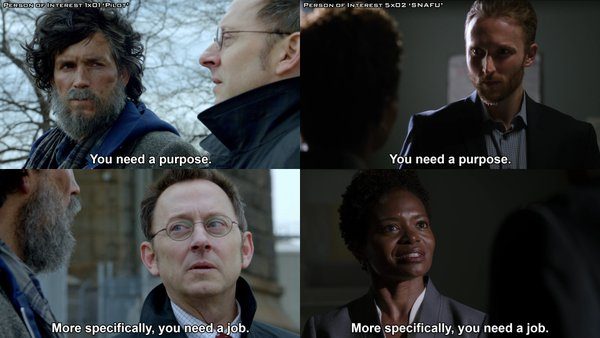 Person of Interest Pilot Throwback