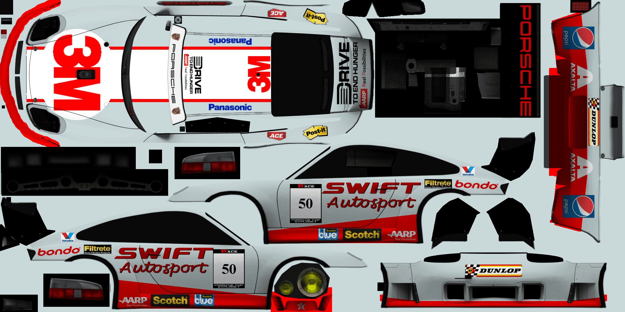 Porsche GT3 Swift's #50 Spa