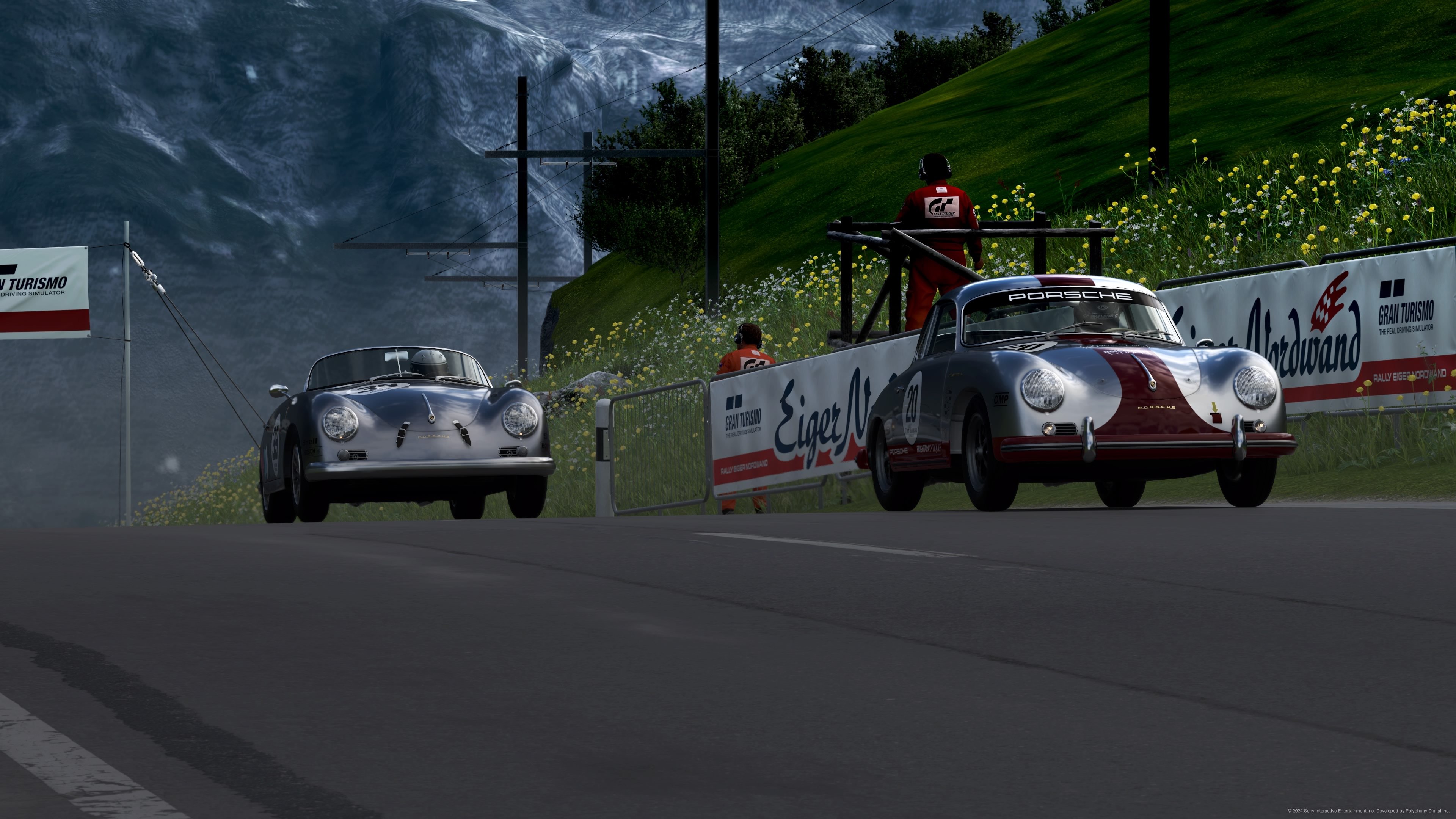 Porsches at Eiger