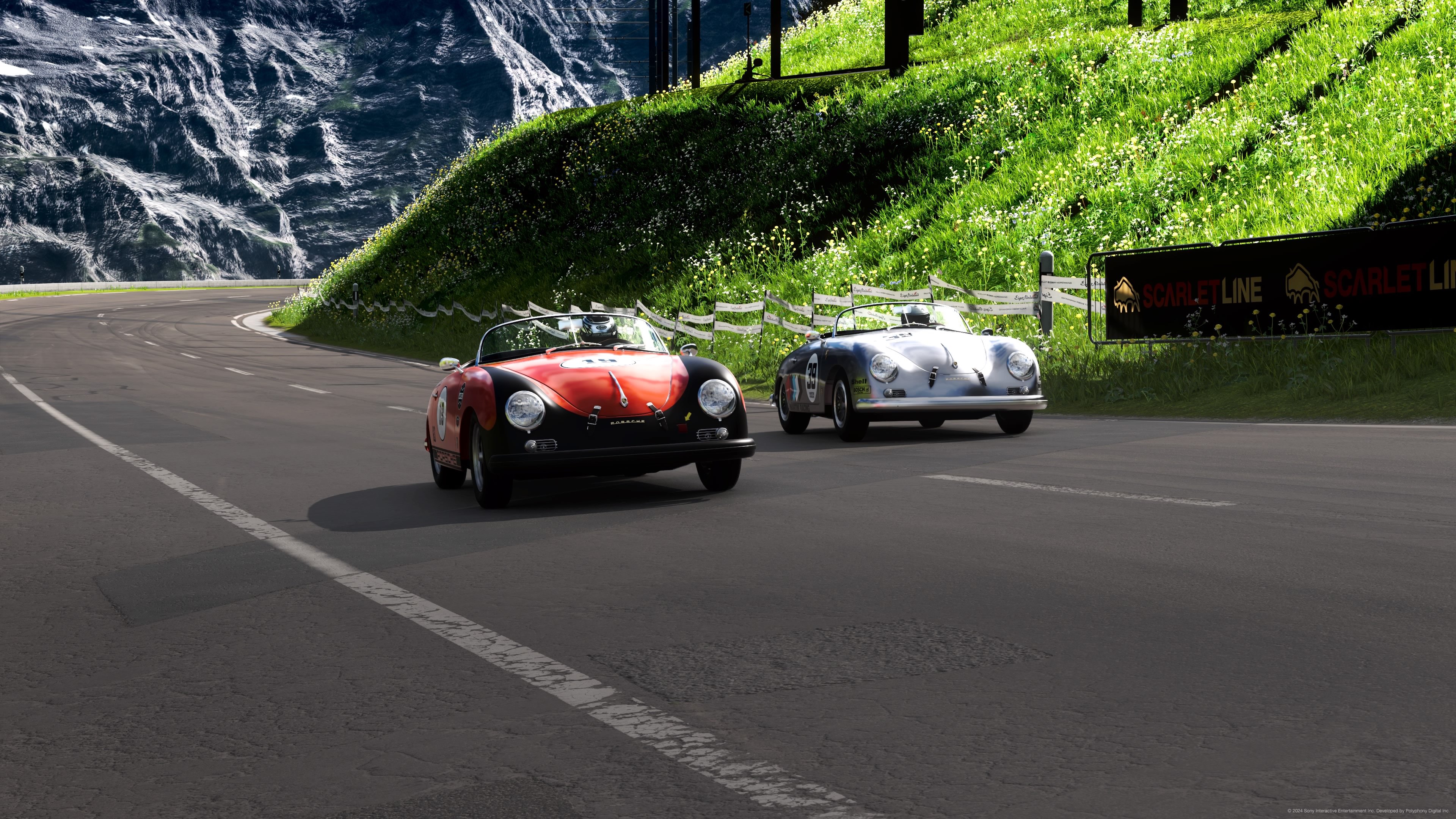 Porsches at Eiger