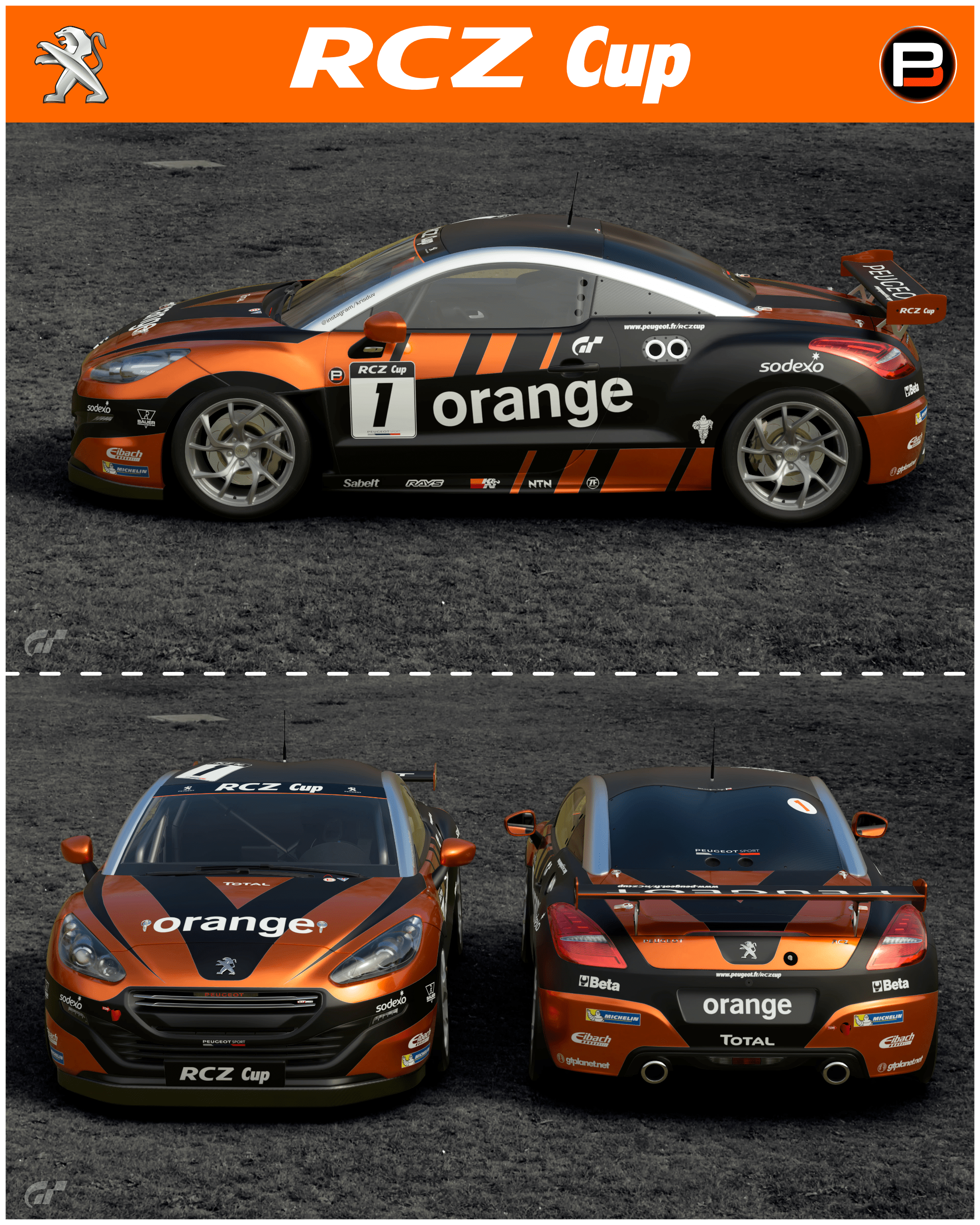 RCZ Cup Orange #1