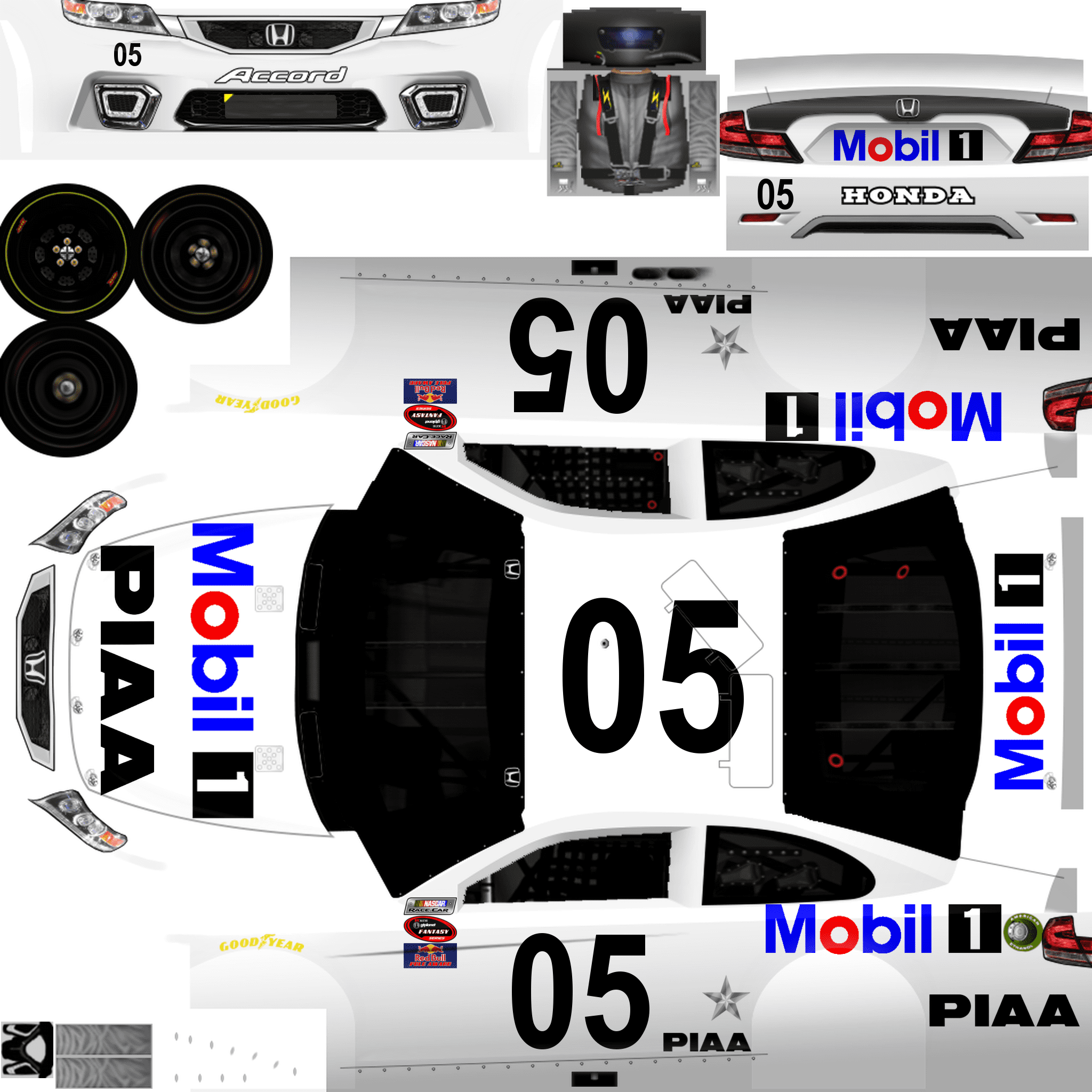 RESHIRAM5's #05 Mobil 1 Honda