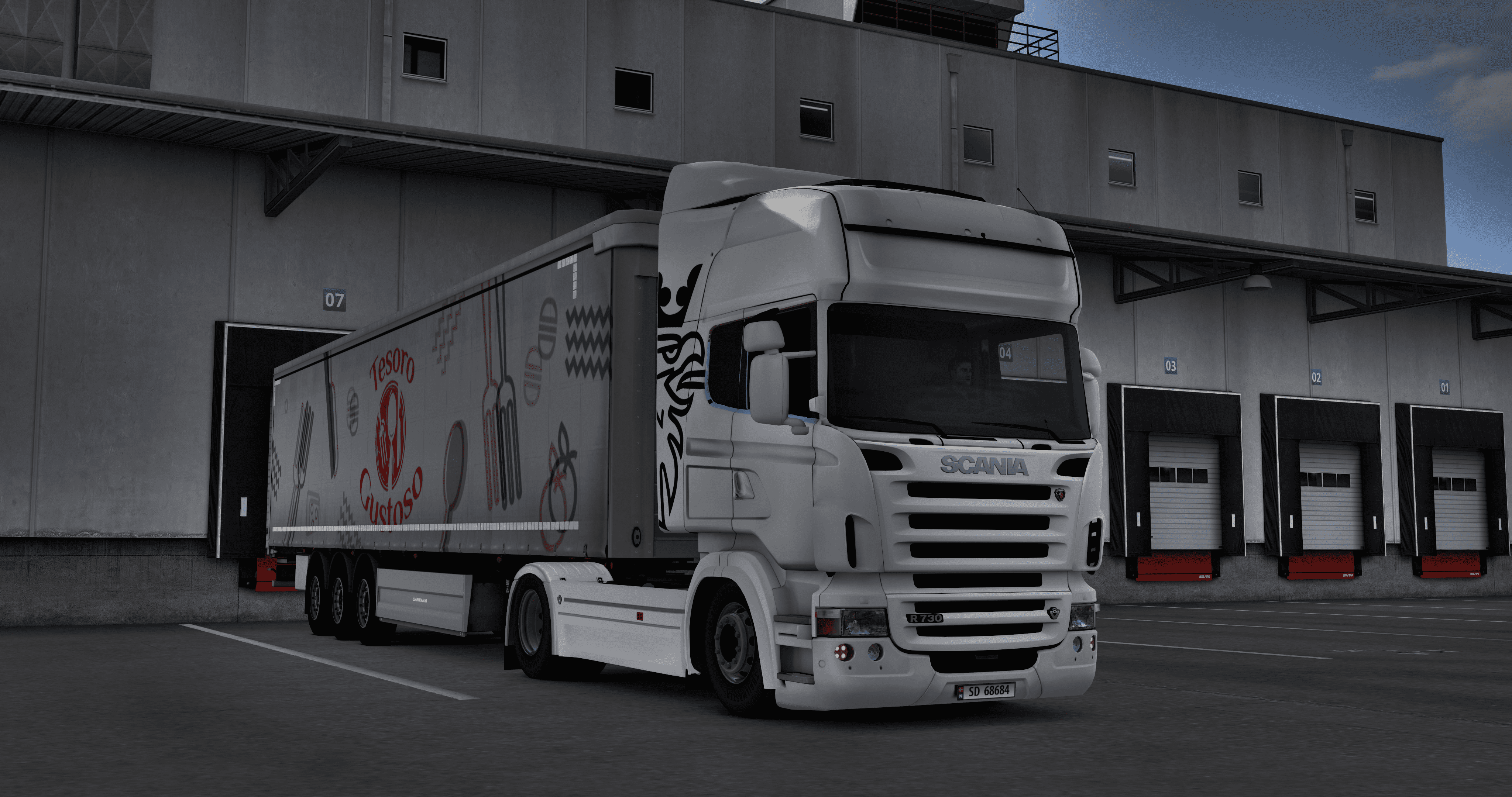 Scania Griffin with Graphics mod UHD