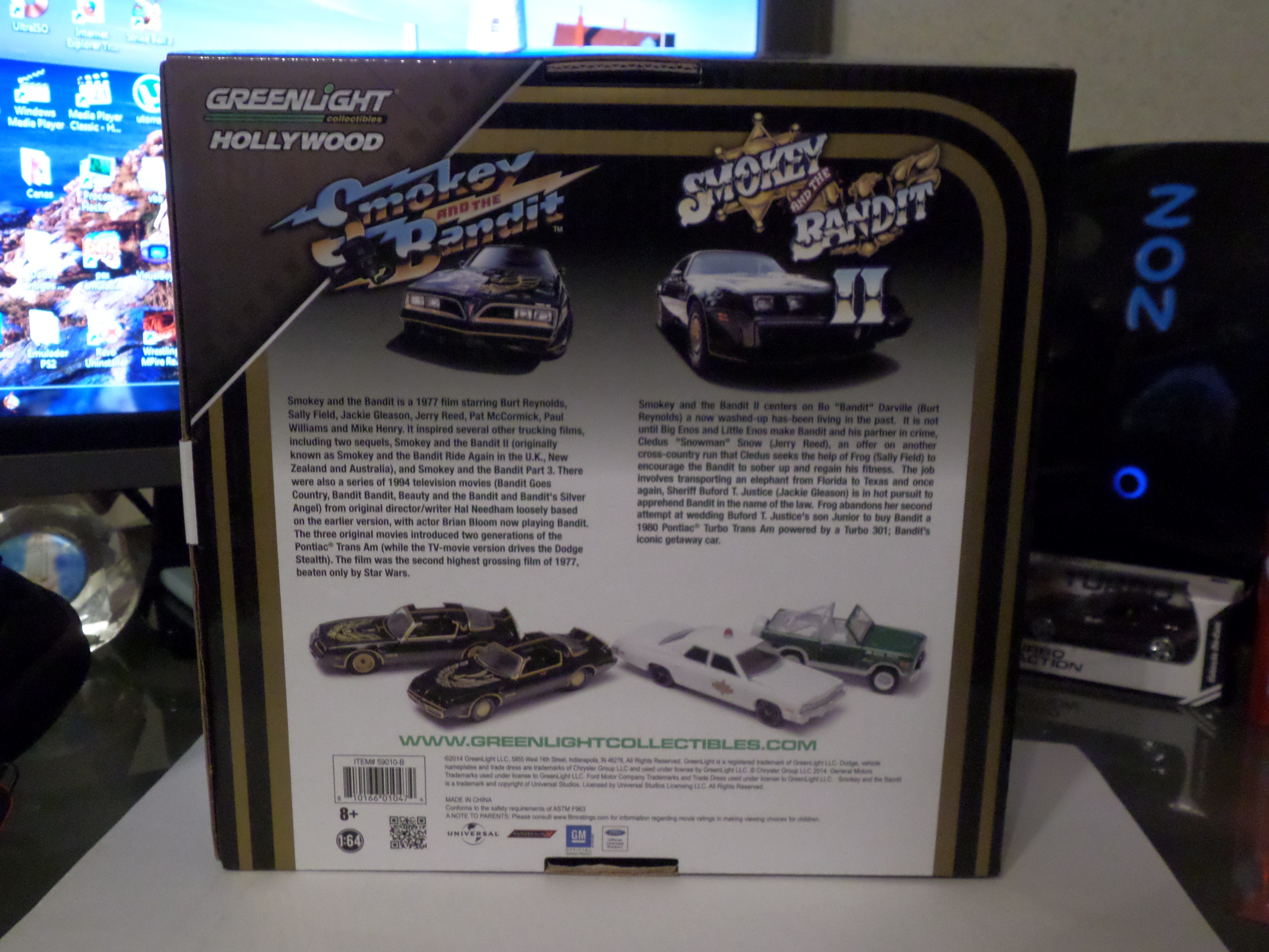 Smokey and a lot of Bandits: Greenlight Models' Smokey & The Bandit 4-car set - A box of 'Murica and moonshine 2