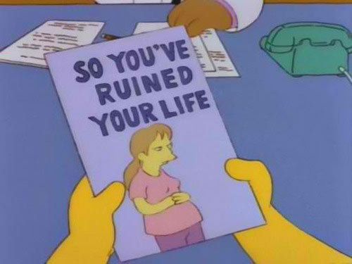 So you've ruined your life...