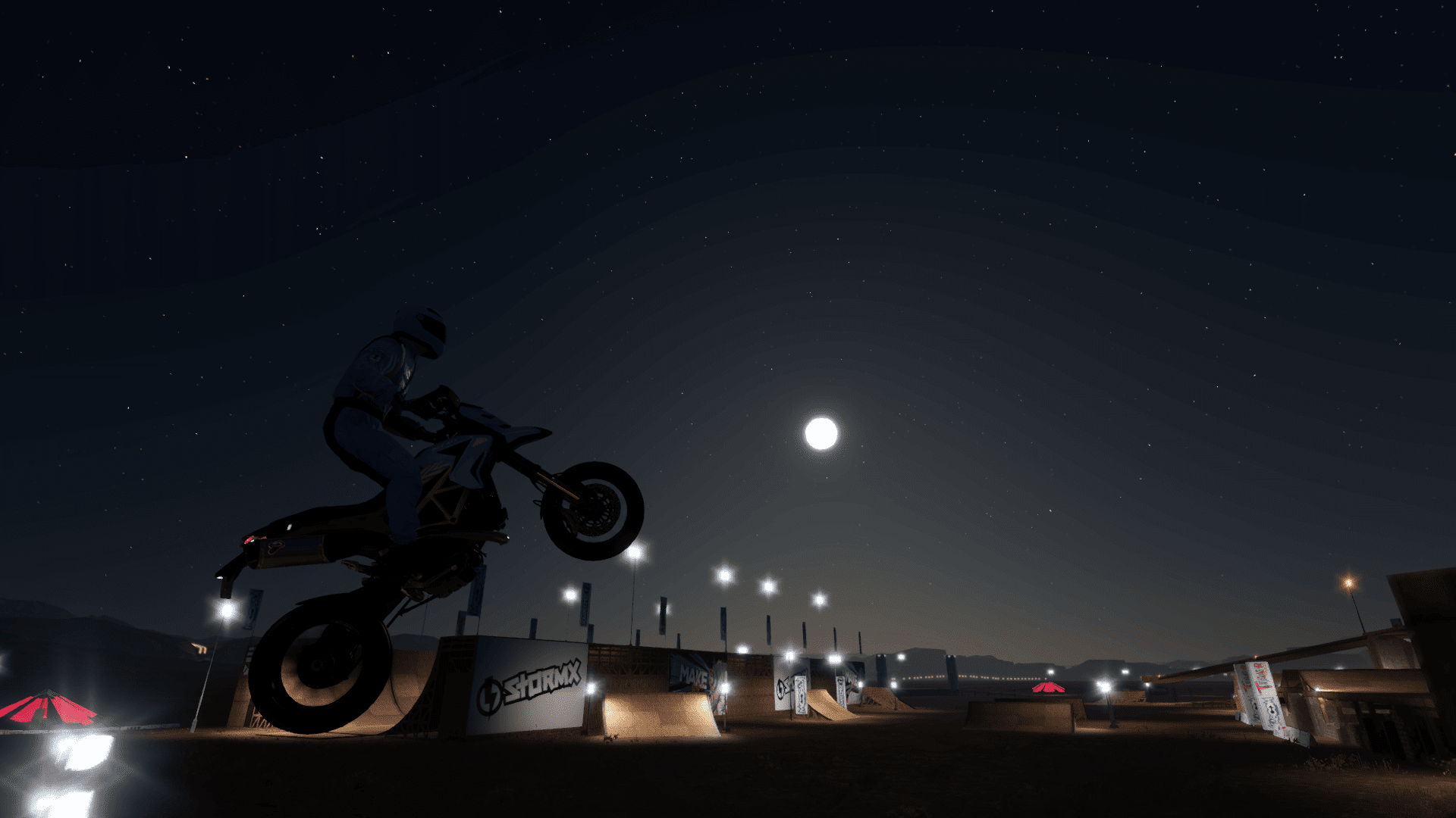 Something about a bike, a moon, and going home