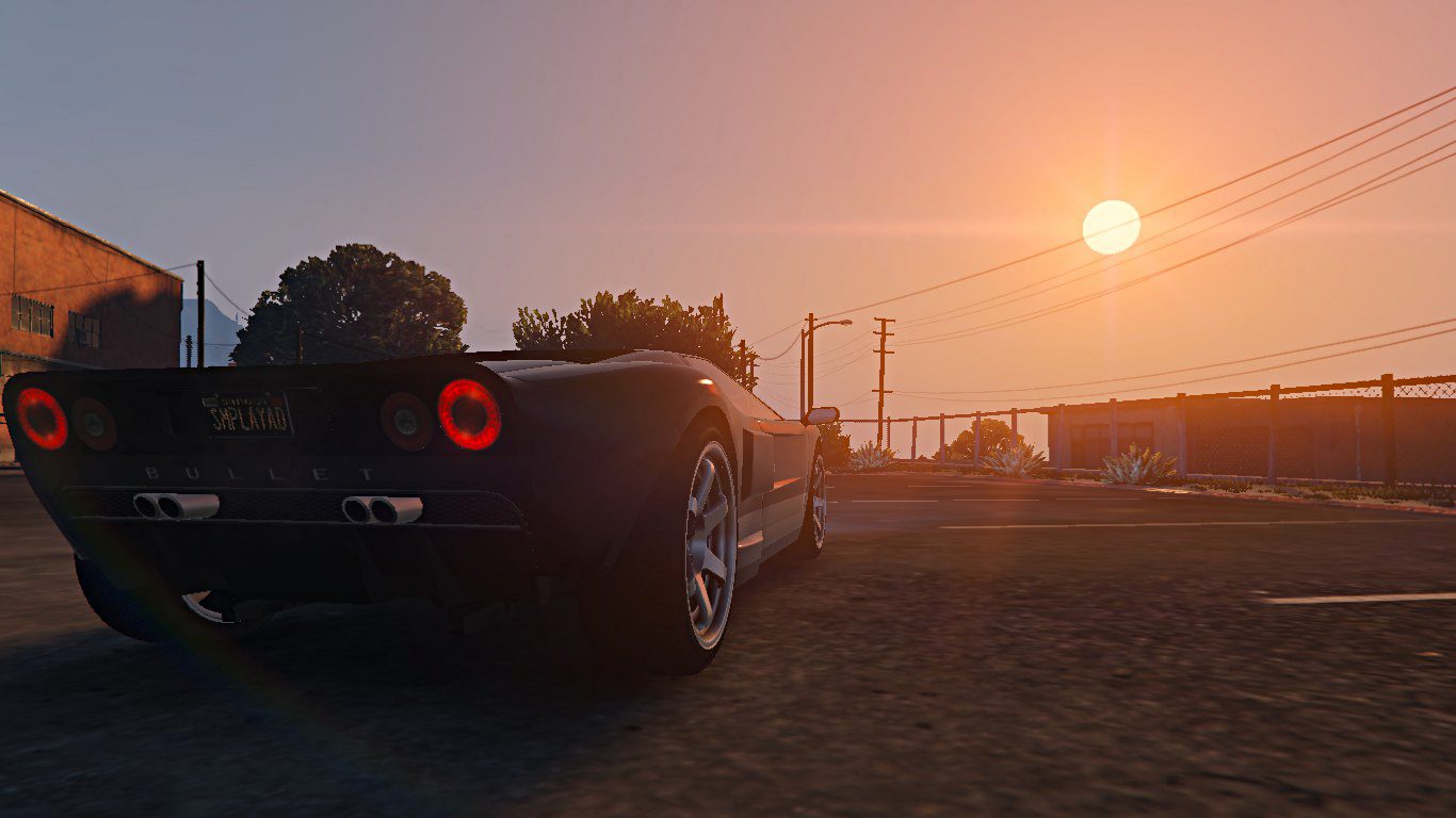 SPD's "Jake Ross" Bullet takes a stare at the Paleto Bay Sunset.