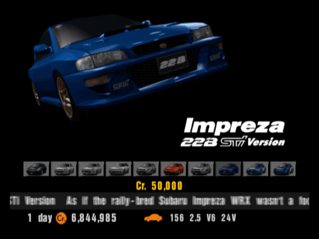 Subaru Impreza 22B STI Version