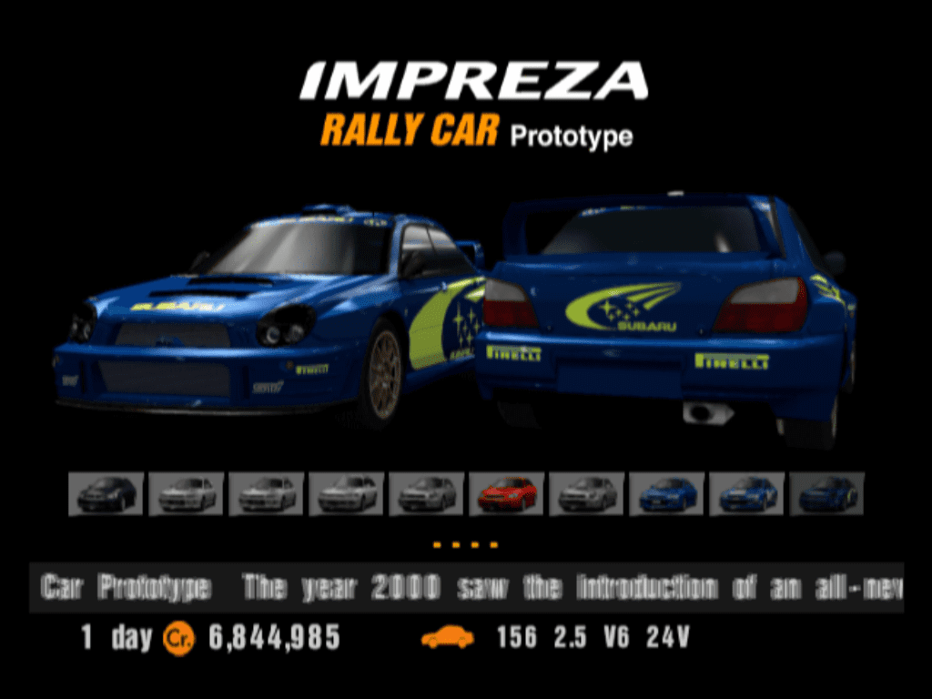 Subaru Impreza Rally Car Prototype