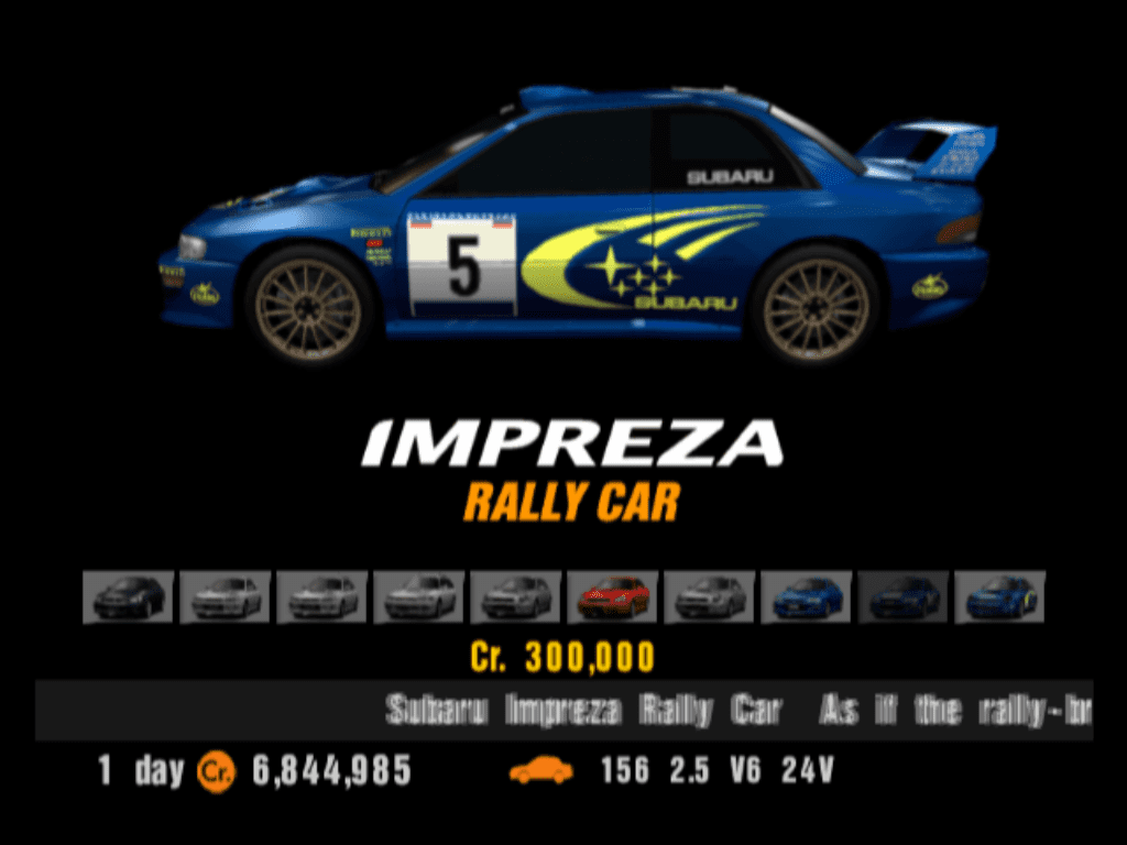 Subaru Impreza Rally Car