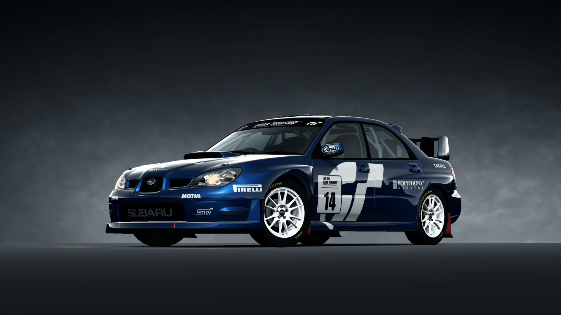 Subaru Impreza Sedan Wrx Sti Rally Car