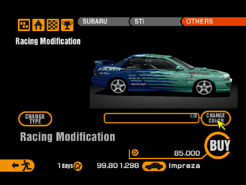 Subaru Impreza typeR STi Ver. IV (J) '97