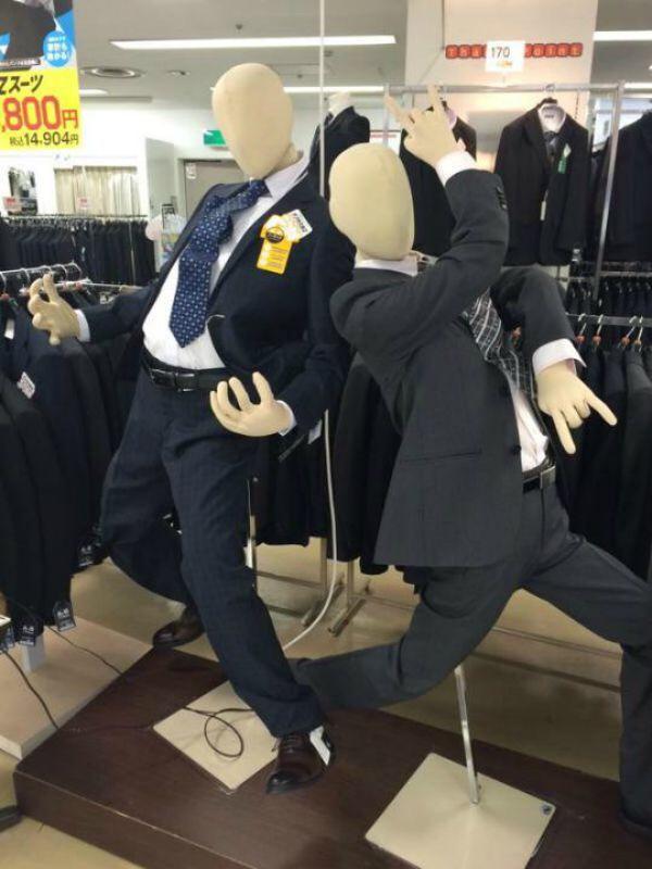 Suit shops in Japan