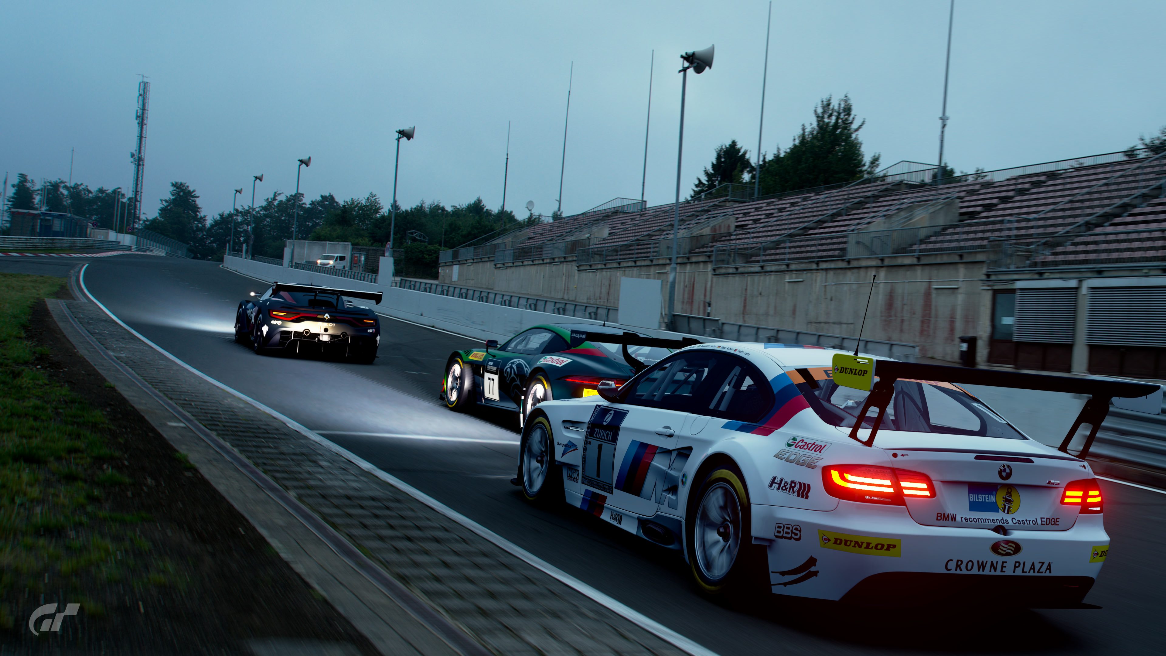 The M3 GT race car pounds its way through newer competition