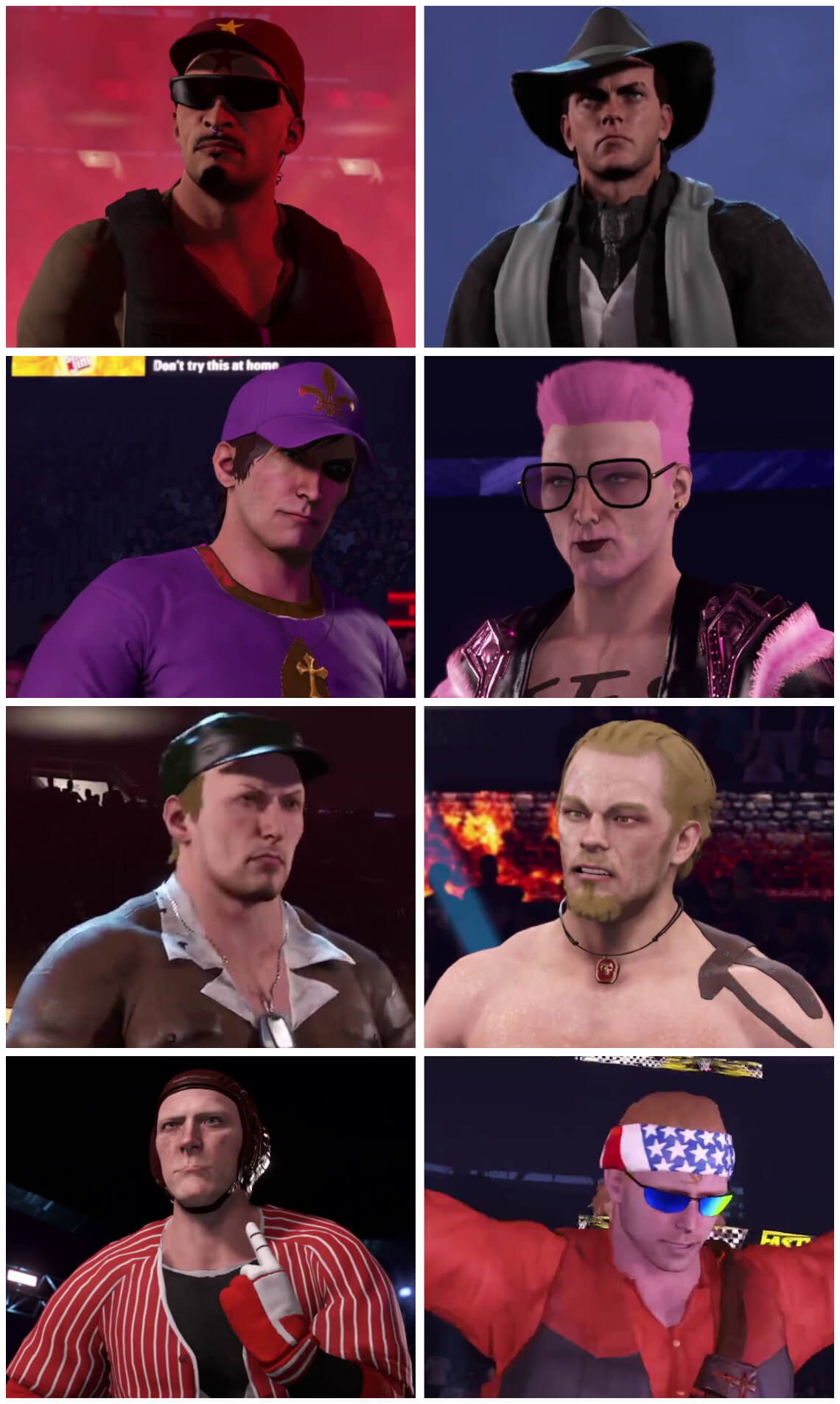 Those among The Mythic Verses as recreated in WWE 2K24