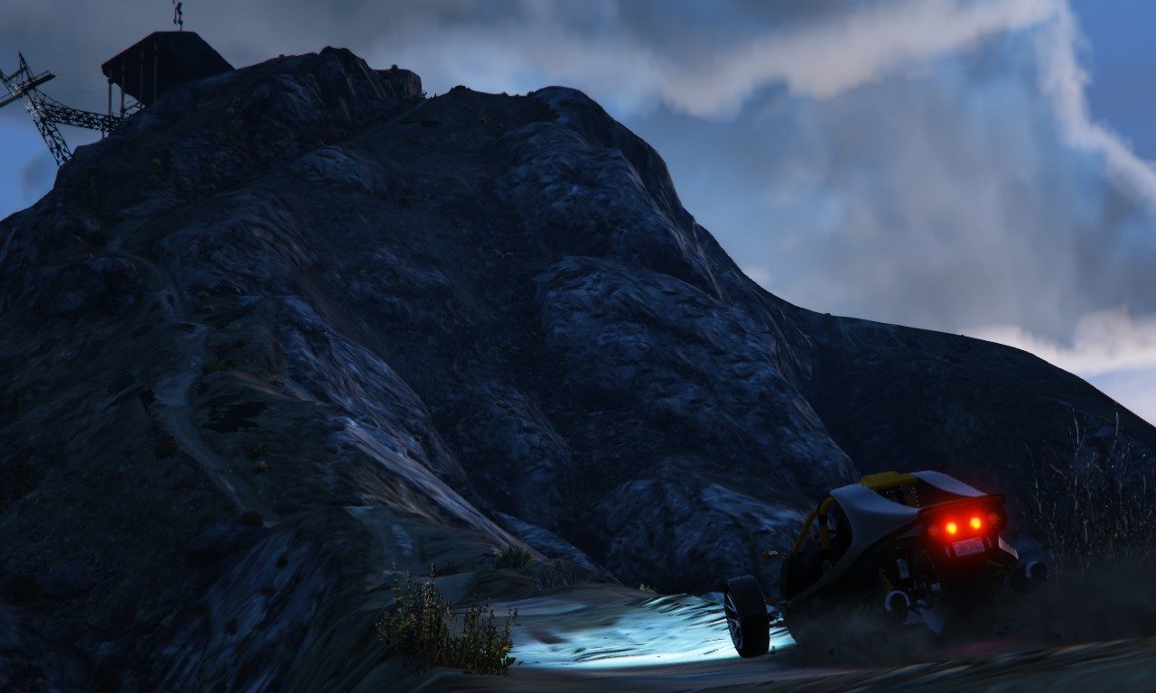 Three tires, two lights, one Chilliad, no challenge 12