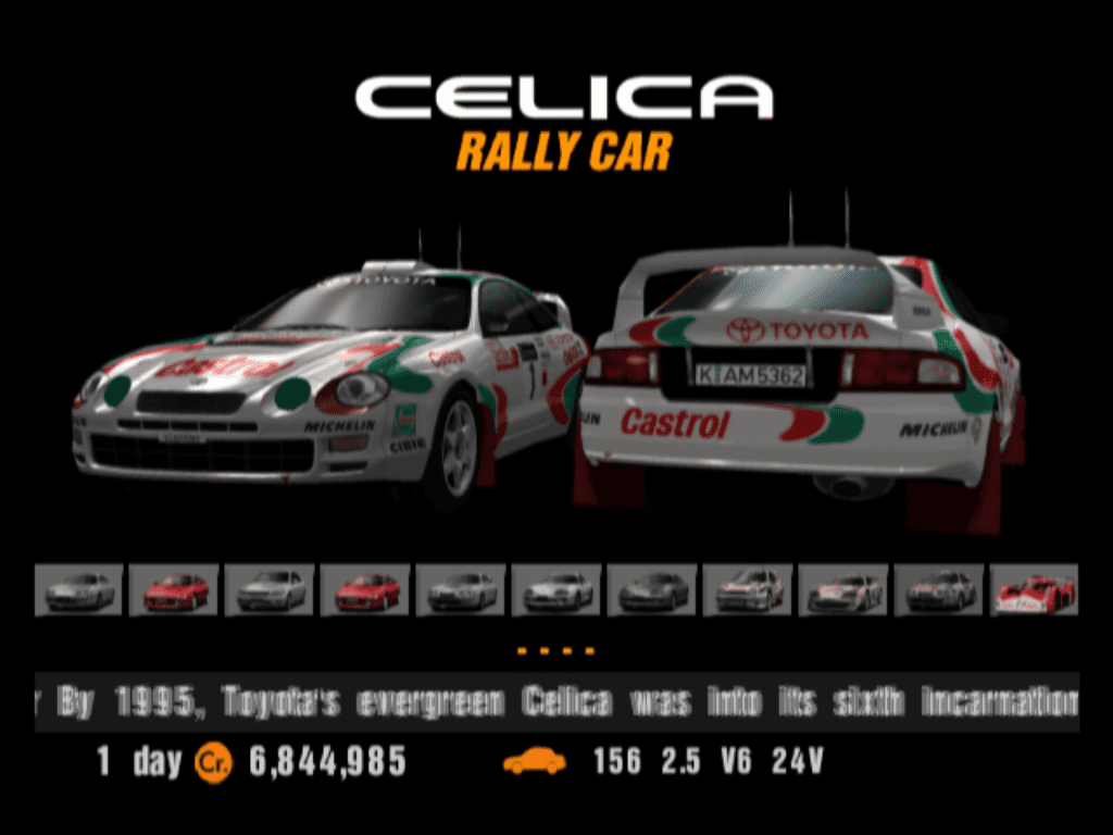 Toyota Celica Rally Car